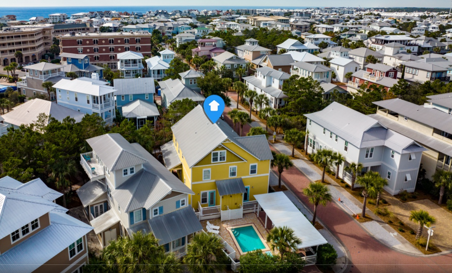 Aerial View - Mins to beach