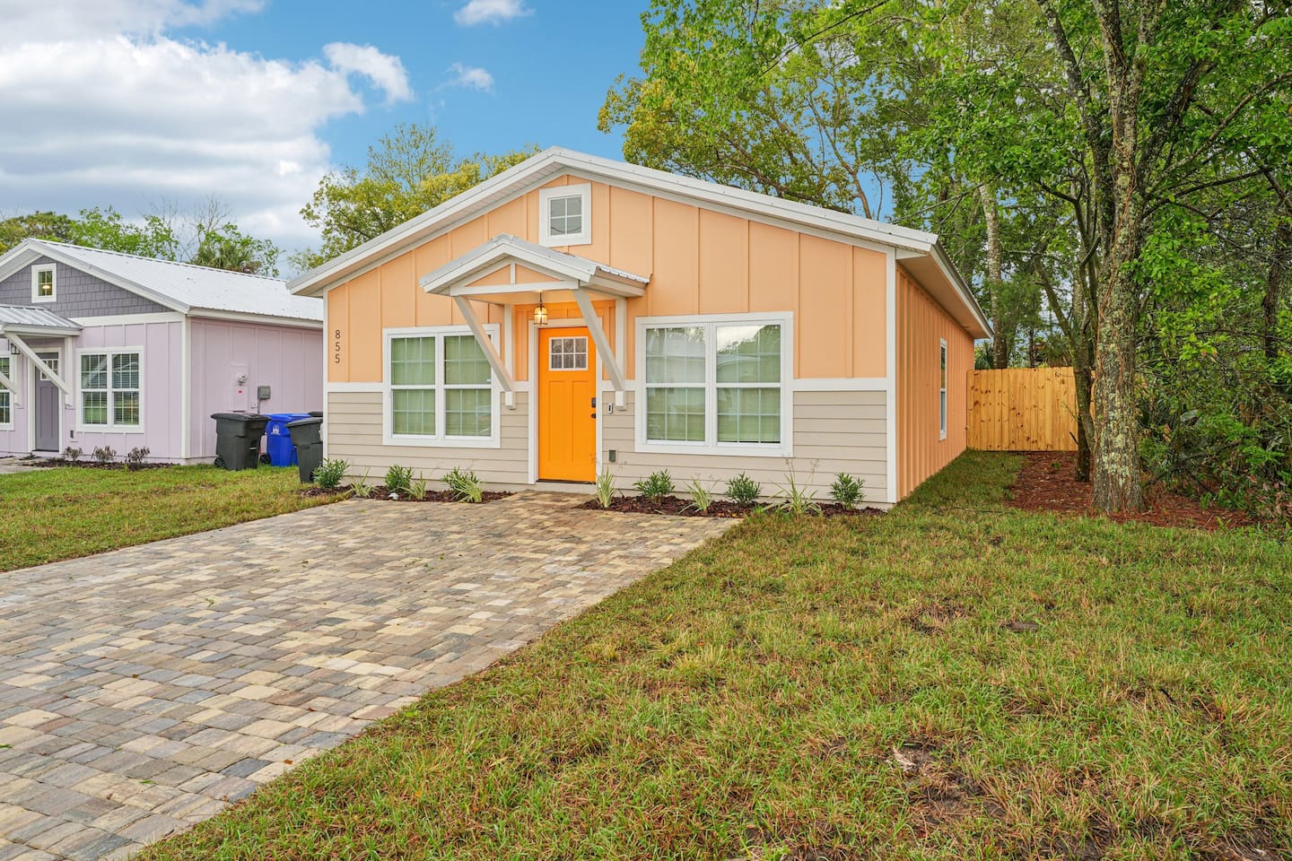 Welcome to the Citrus House (Orange exterior) - The 6th and final new construction house on this road available to rent as 1 OR multiple units.