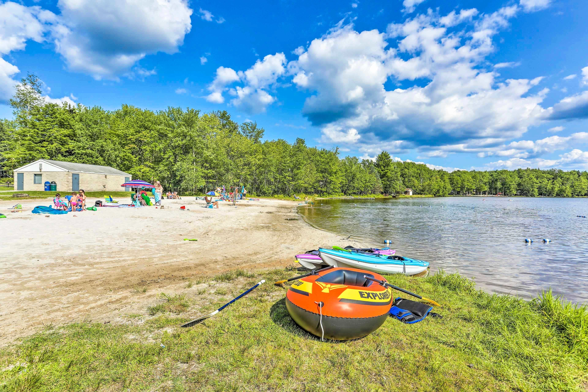 Community amenity - sandy beach