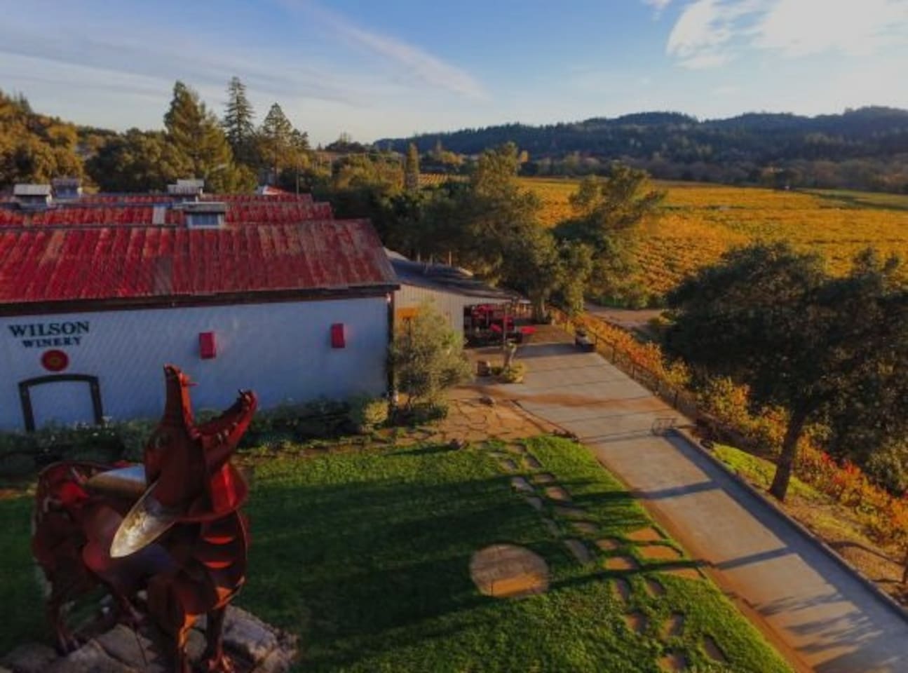 Wilson Winery - short 5 min drive.  All our guests receive free wine tastings.