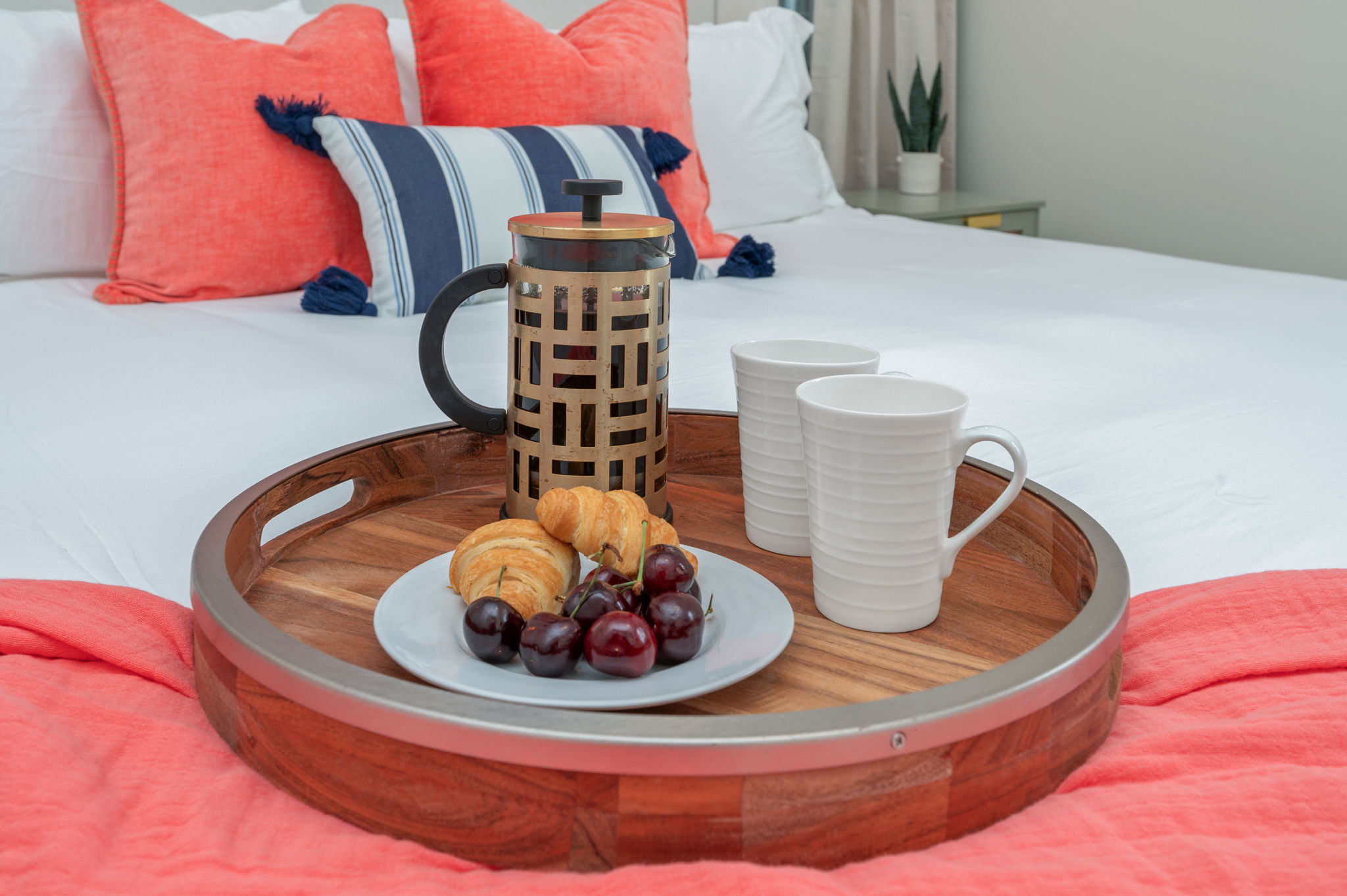 Primary bedroom is the perfect retreat
