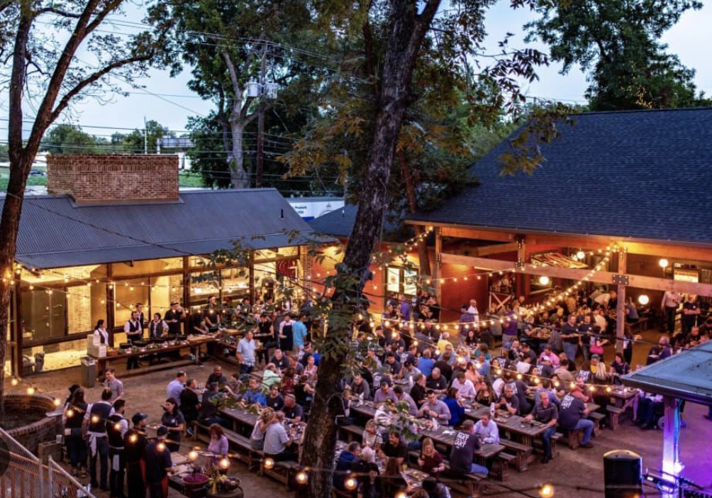 Austin Beer Garden is steps away