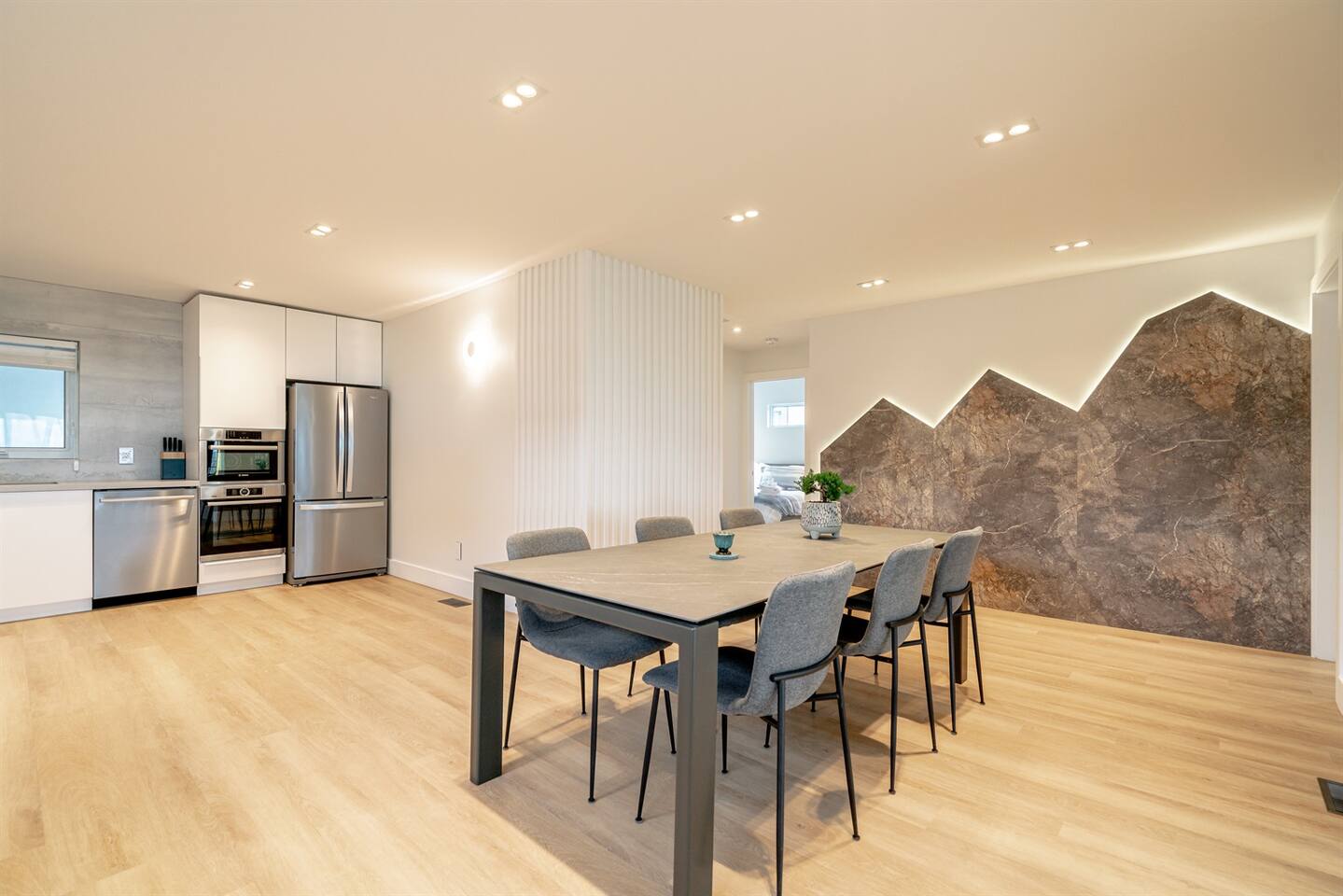 Kitchen and Dining Area