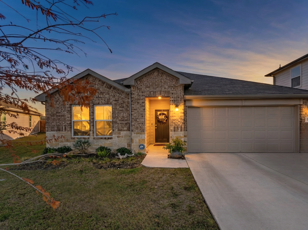 Coming home after dark this house is well lit no matter the hour