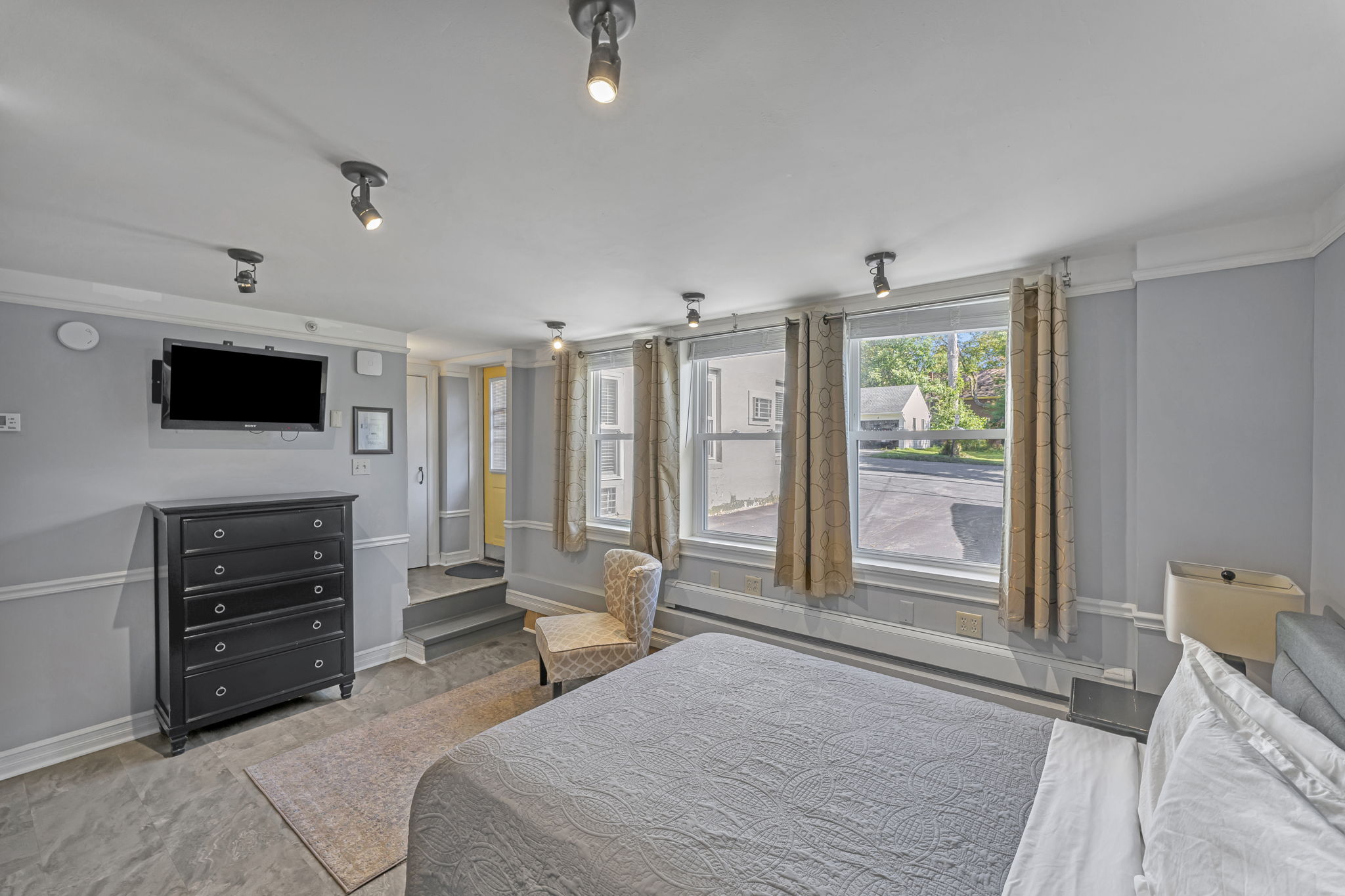 Creamery Apt 9 entry and sleeping area