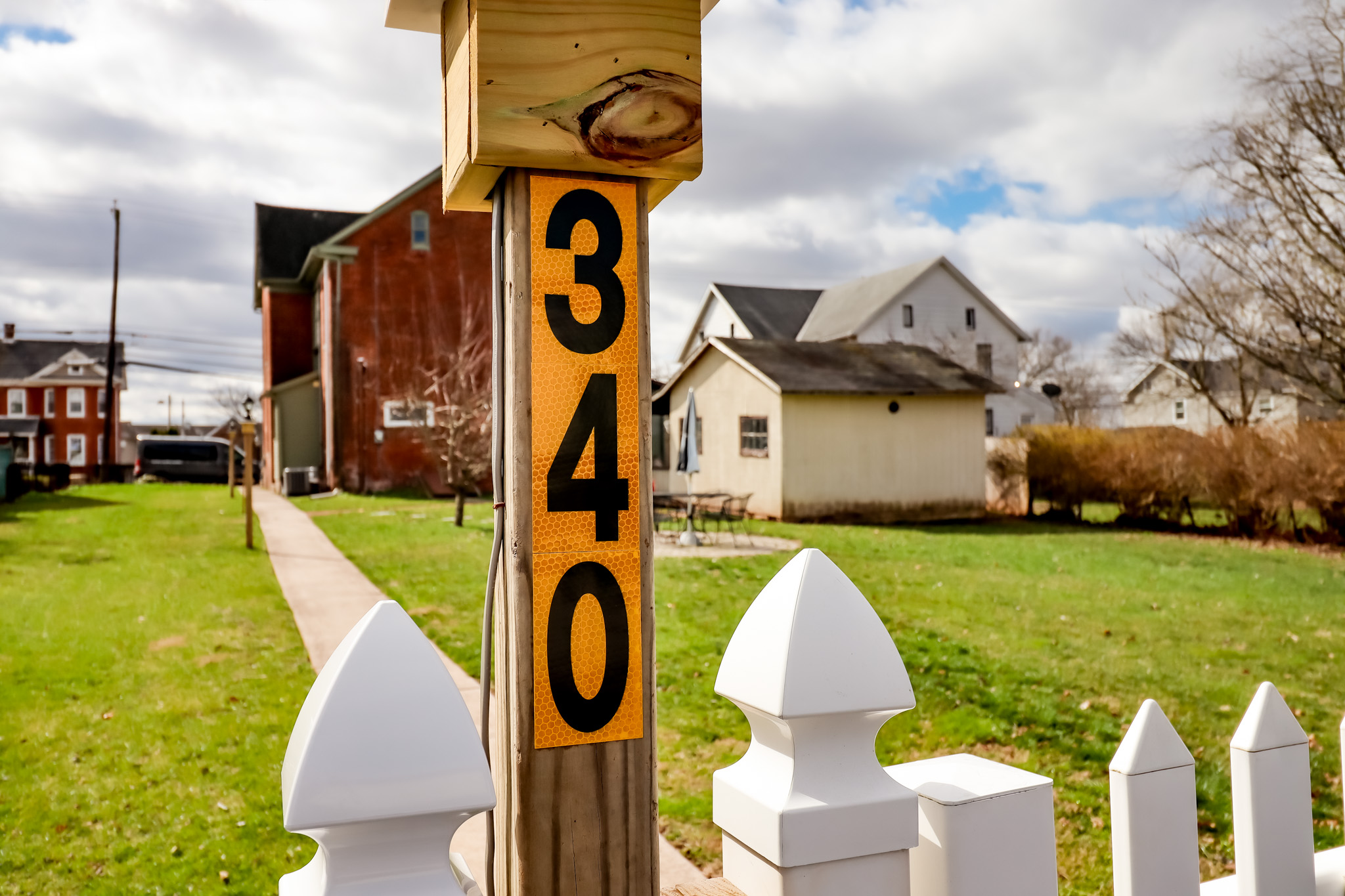 Back Fenced Area at Parking area in rear