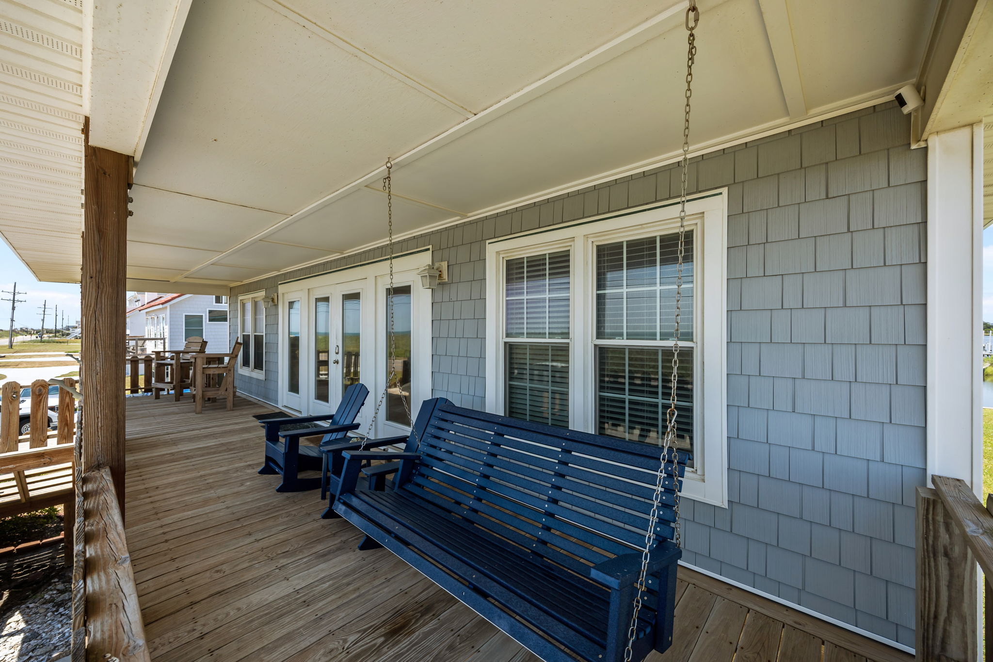 Your front-row seat to coastal beauty — on a cozy porch swing