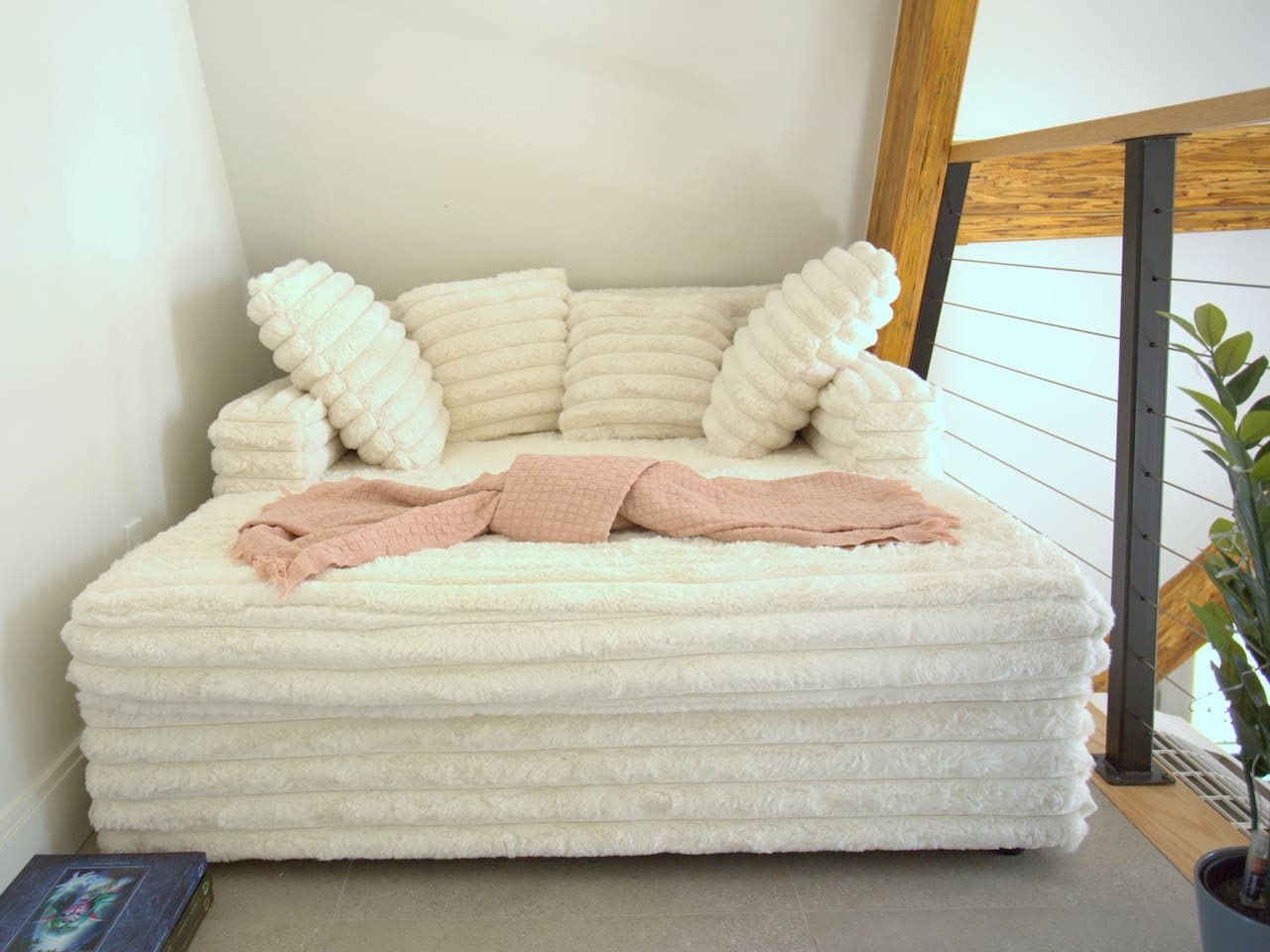 Cozy seating area in upstairs, just relax and read a book or take a nap