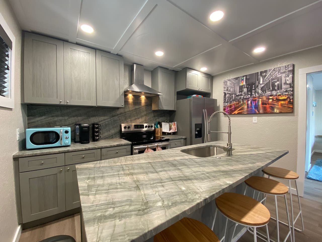 The Kitchen is Equipped with Everything you will need for Nights you want to Stay In and Cook!