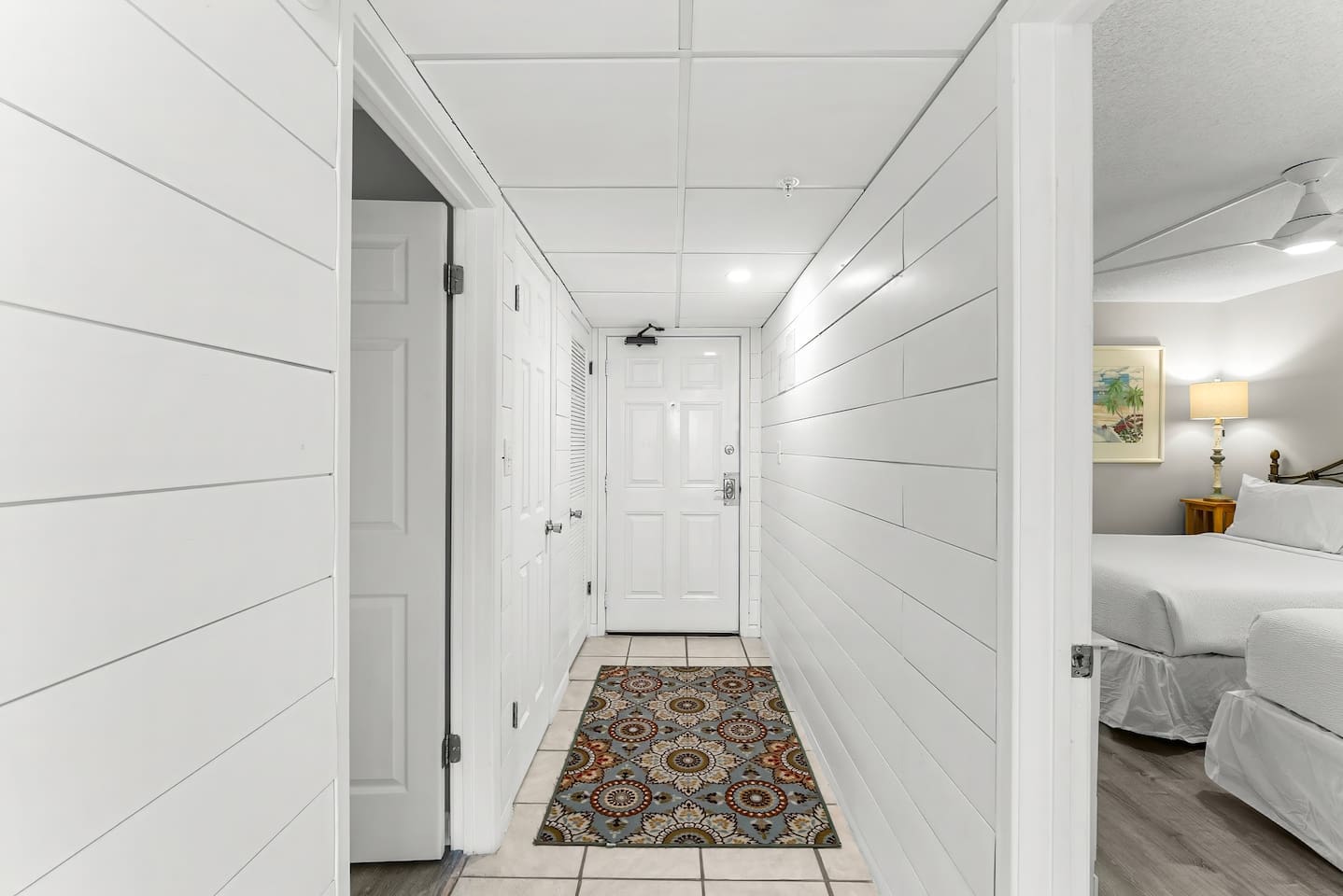 Entryway and front door