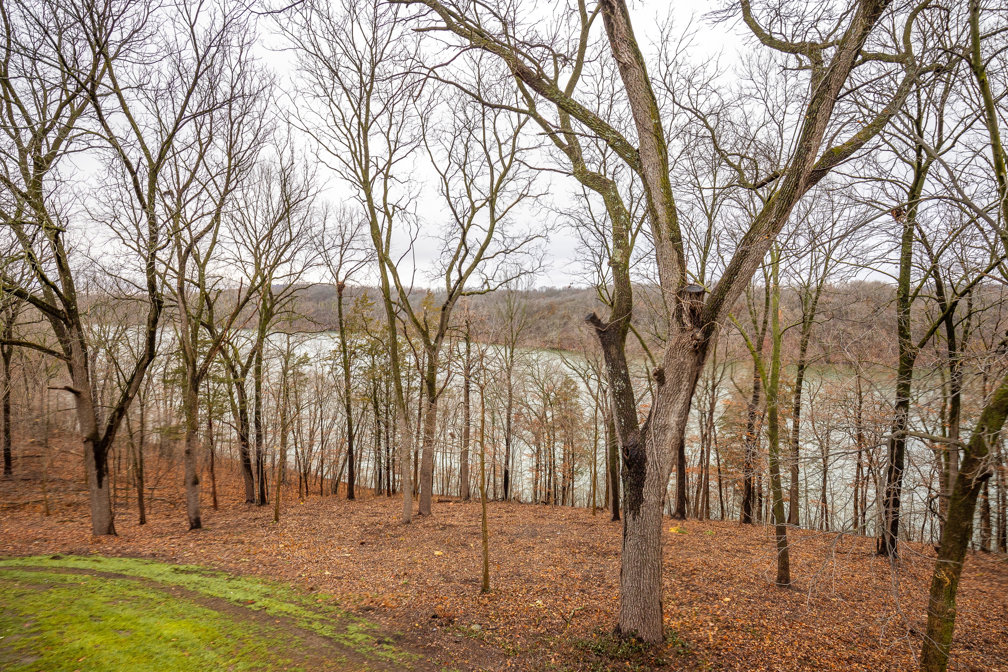 Views of Lake Galena during the winter.