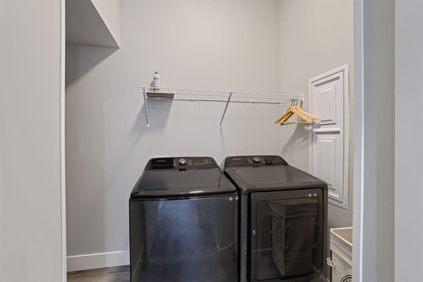 Enjoy the convenience of a washer and dryer