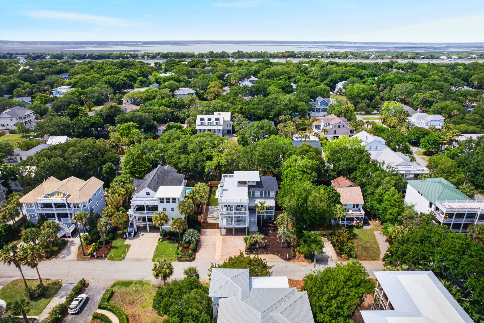 Aerial View | Sun Kissed by the Sea | 3007 Cameron Blvd | Isle of Palms, SC | IOP Escapes