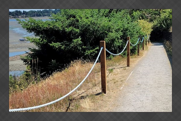 Private Resort pathway to beach.