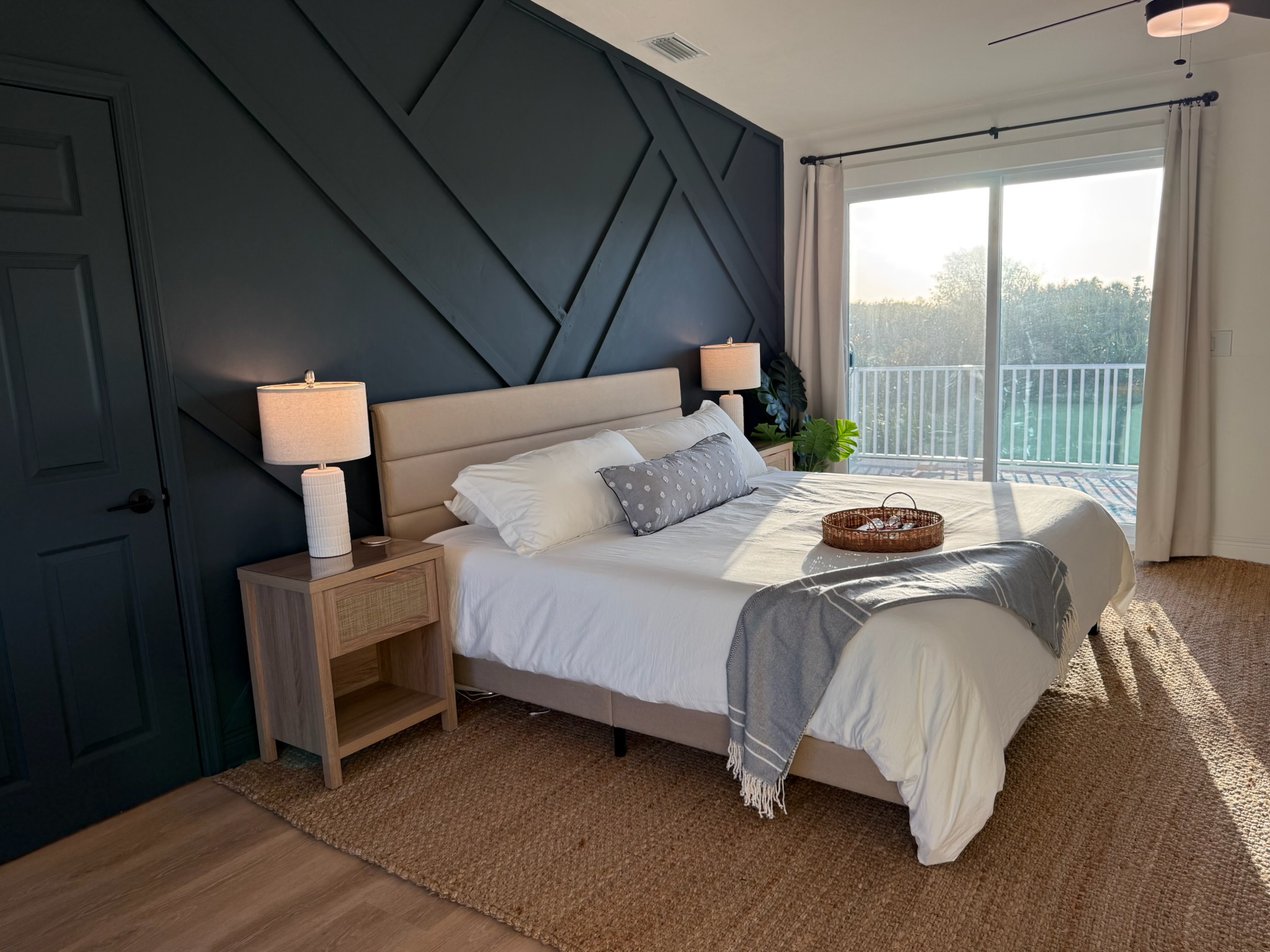 Slow mornings and that golden morning sunlight. Primary bedroom oasis on its own level