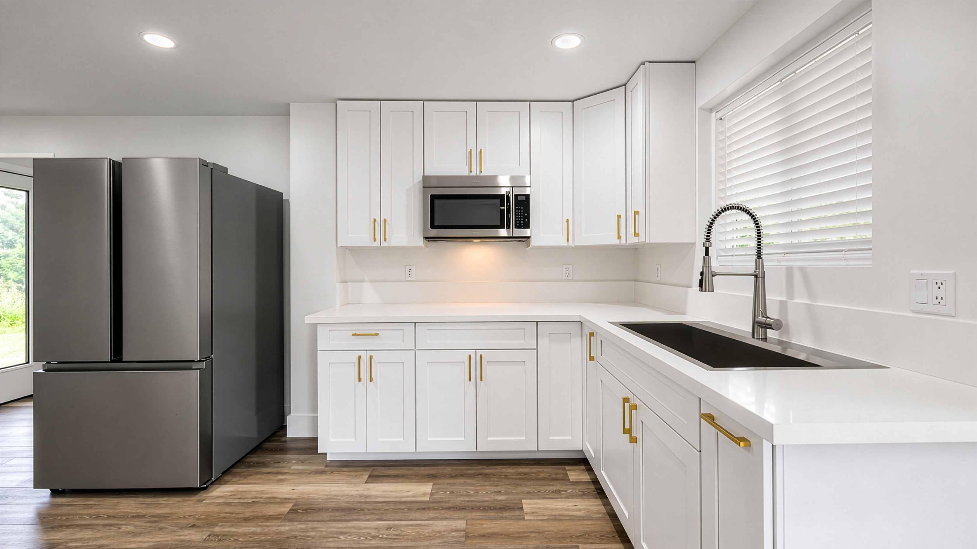Downstairs Kitchenette | Interior decor and finishes may vary from final remodel