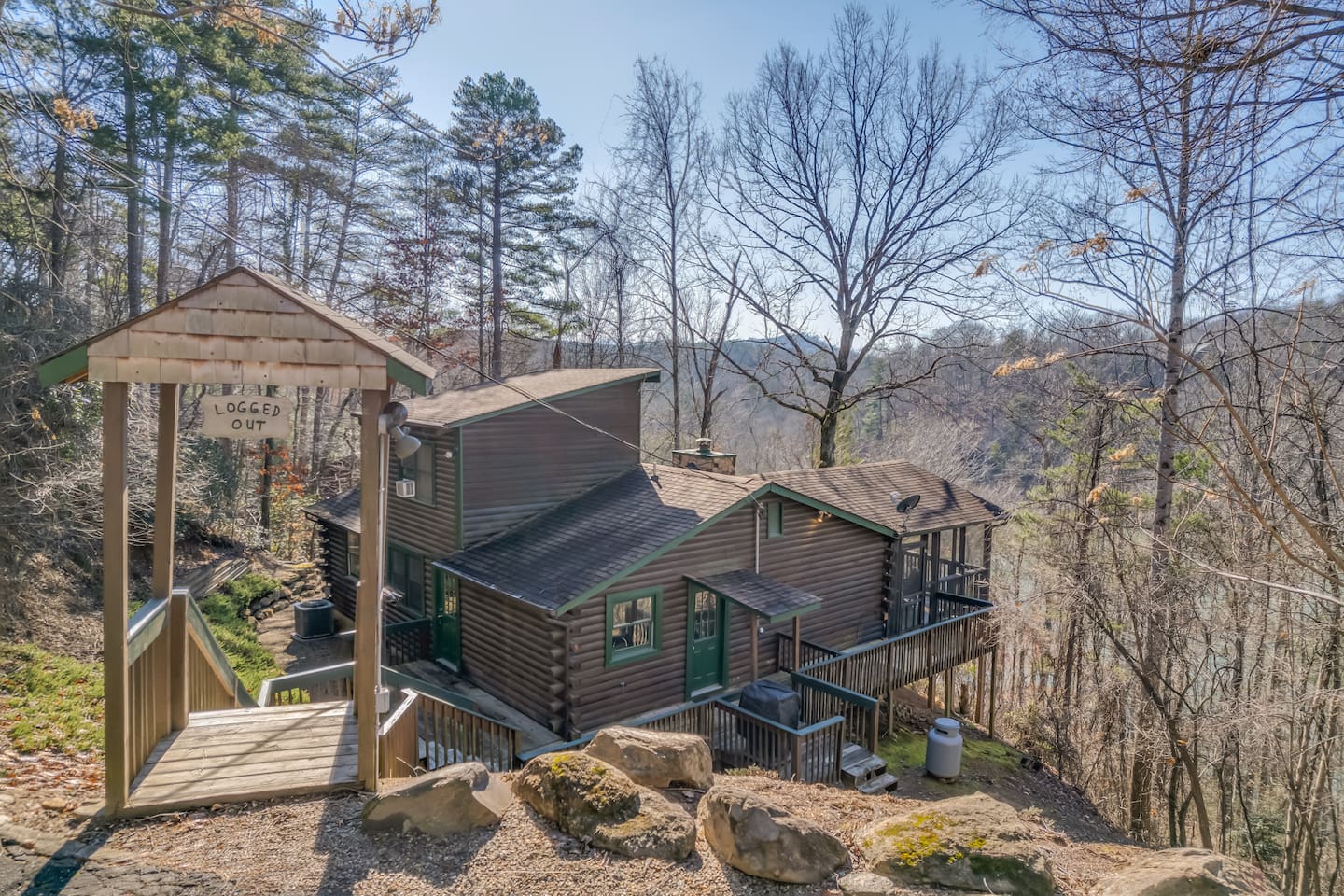 Welcome to the "Logged Out Cabin".
