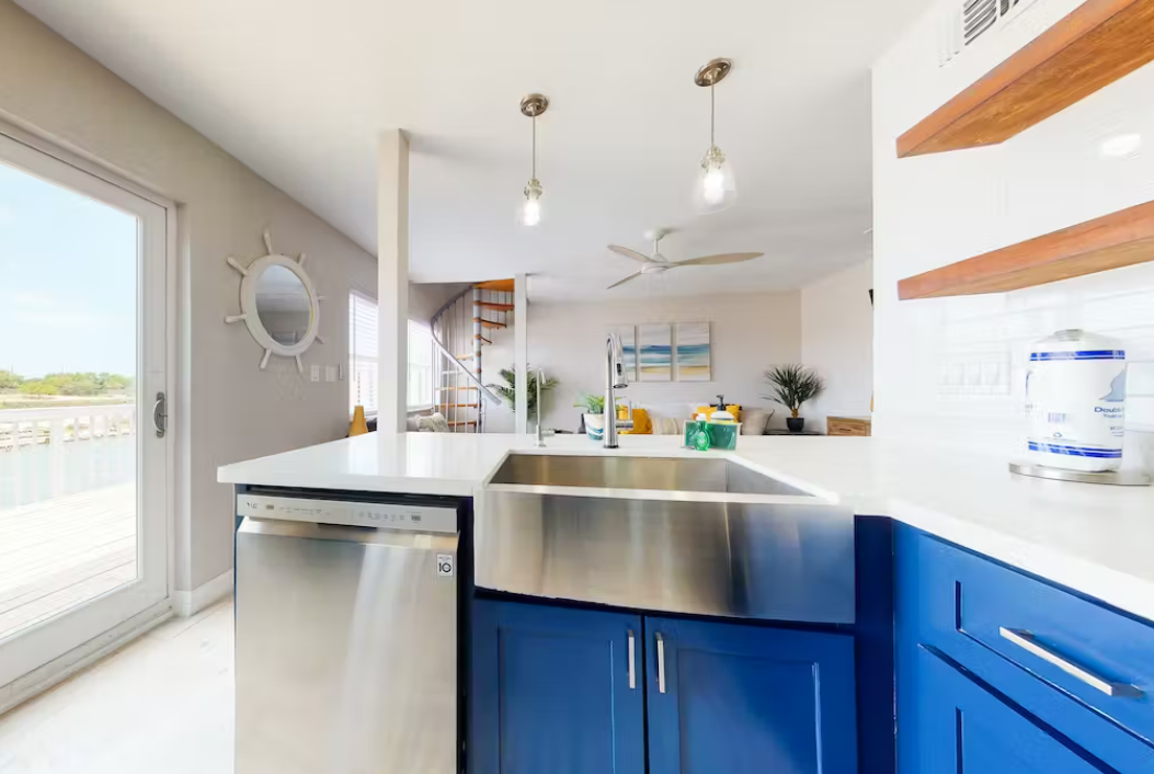 NEW! Modern Waterfront W Dock Island Rentals SPI