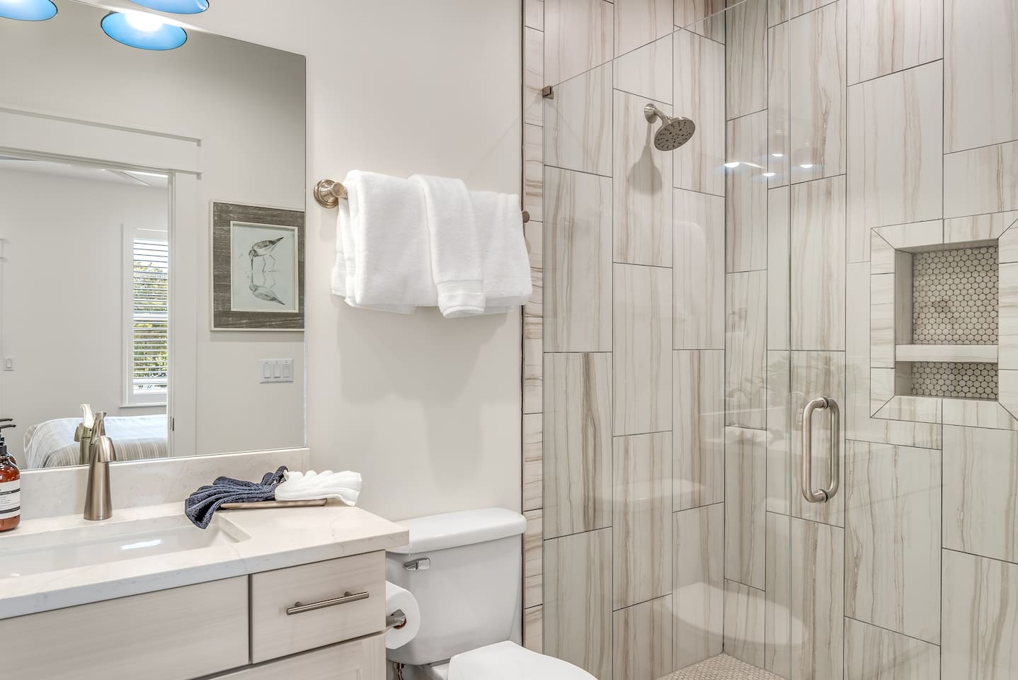 King Suite #4: Private Bath (second floor)