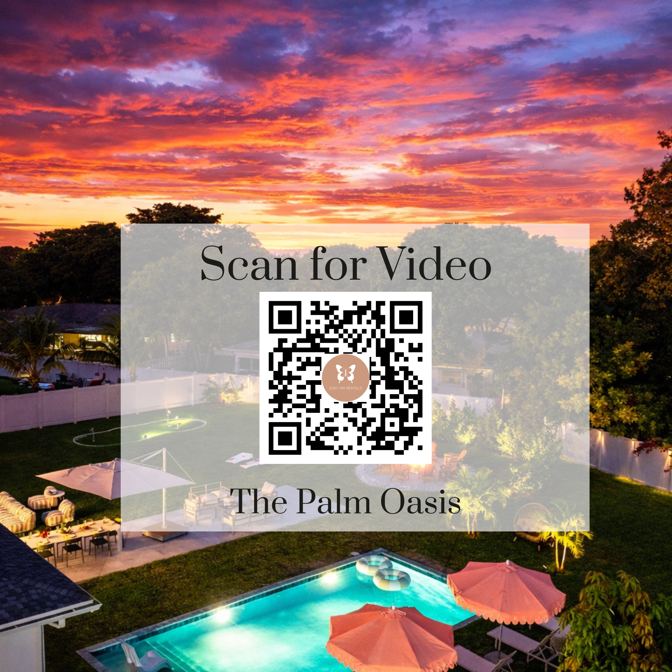 Scan QR Code for a walk-through video of the home!