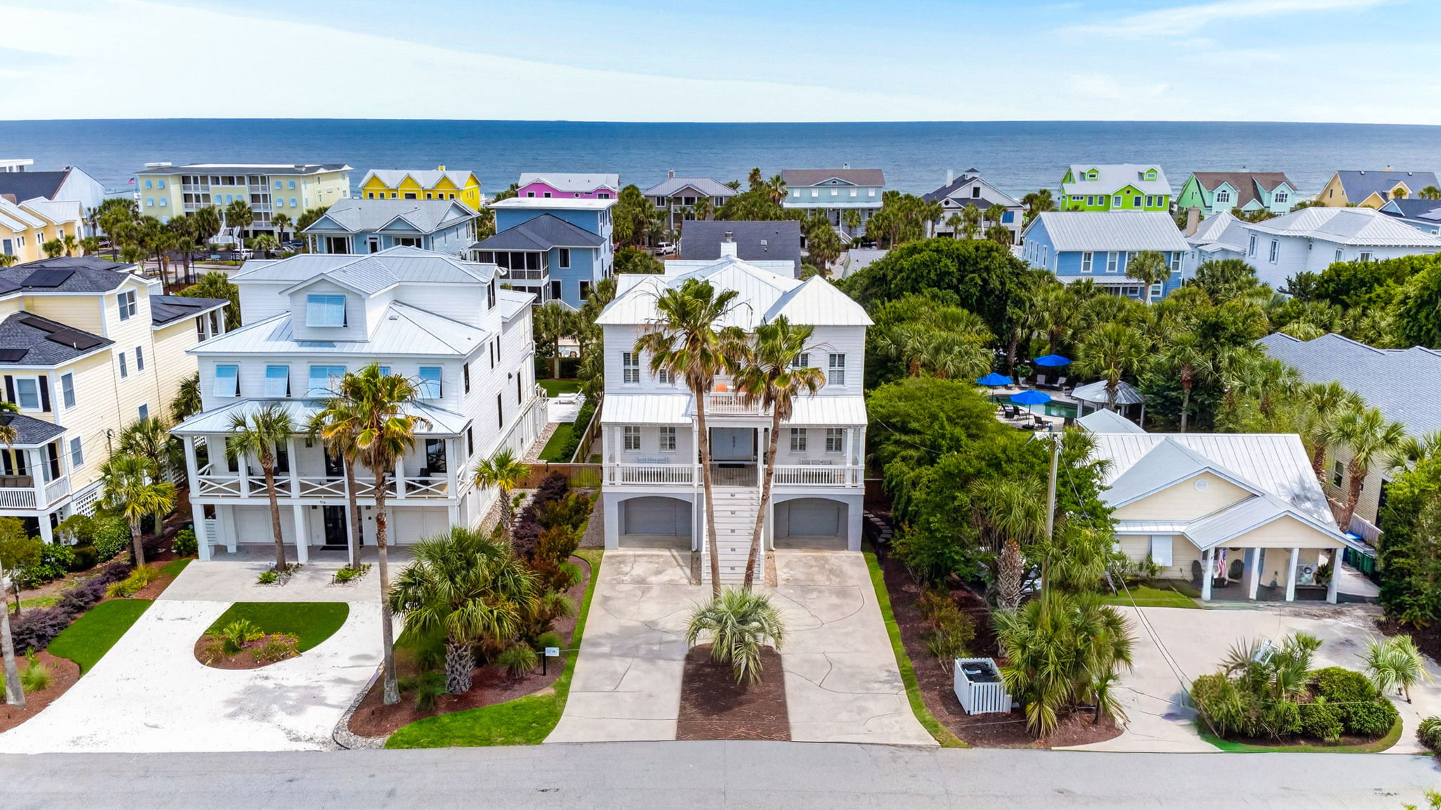 Aerial View | Twin Palms | 914 Carolina Blvd | Isle of Palms, SC | IOP Escapes