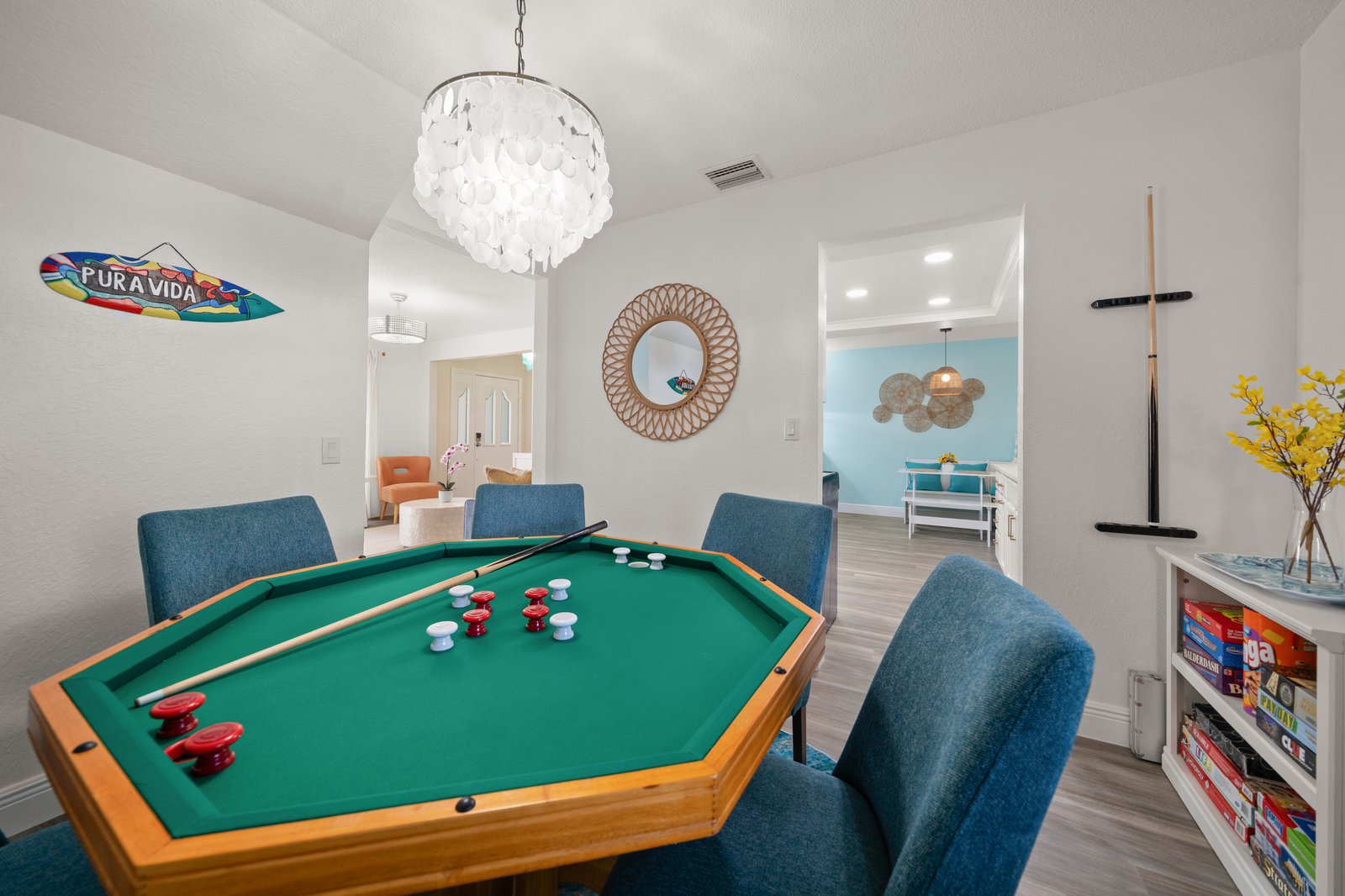 Dining Room with conversion Bumper Pool Table #3