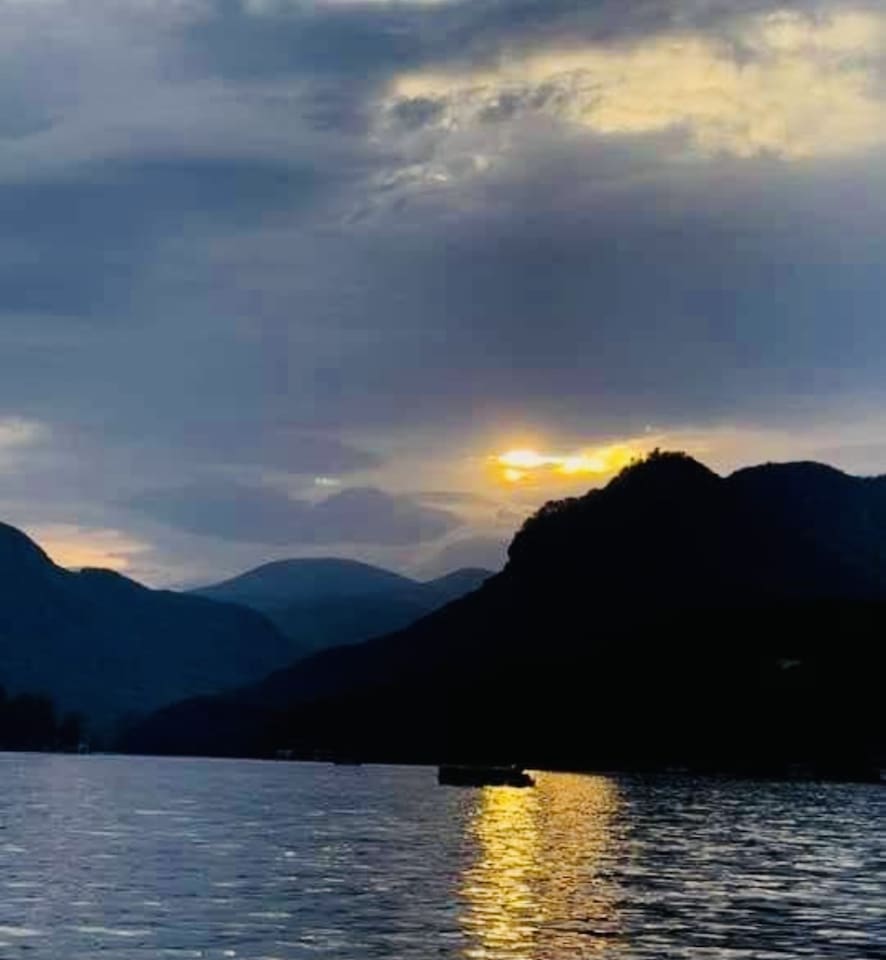 Sunset on Lake Lure