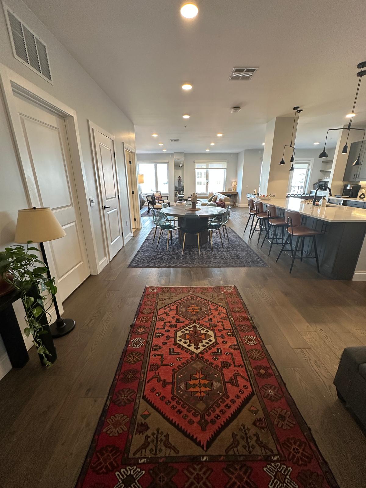 Entry Into Open Floor Plan