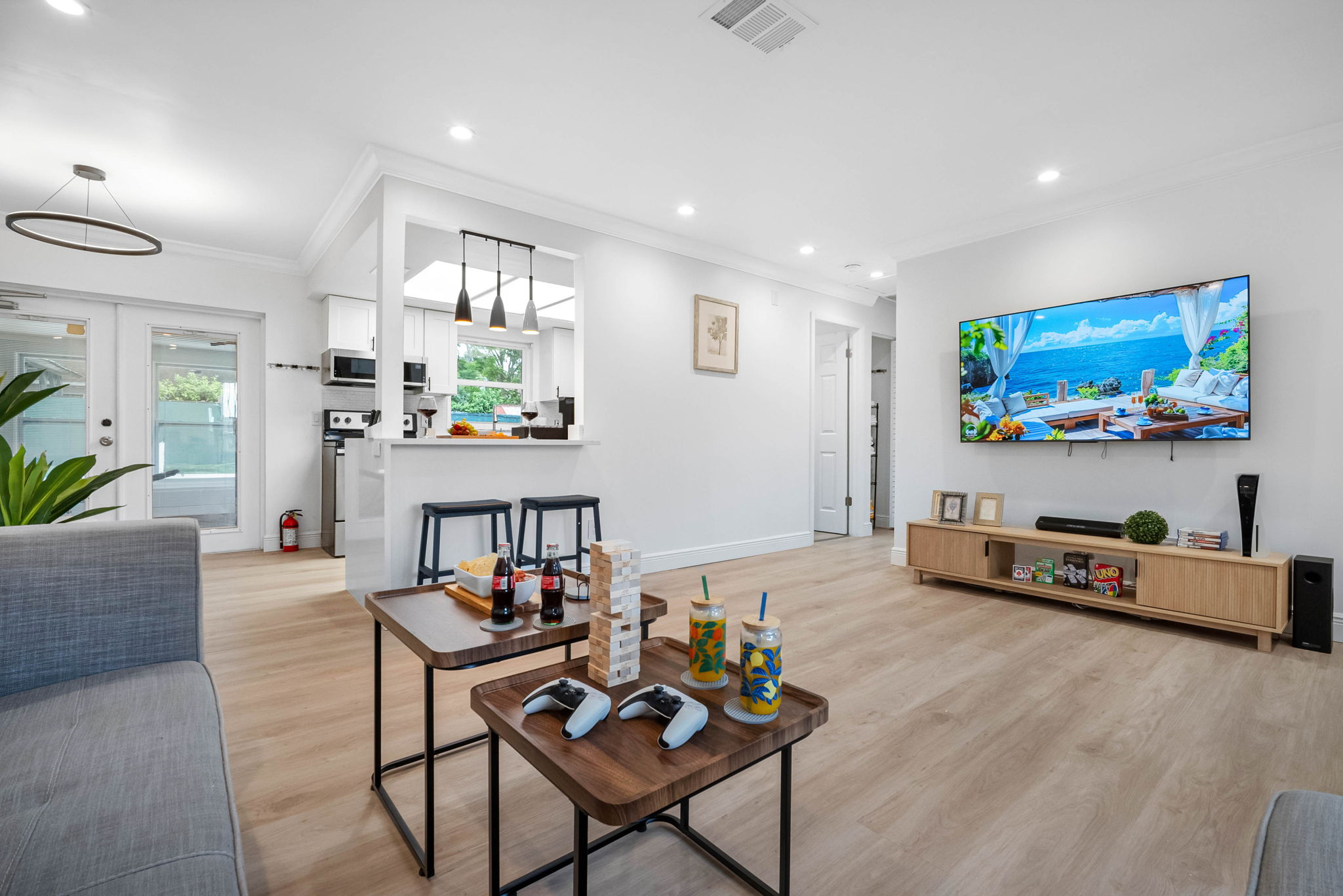 The thoughtful mix of textures, decor, and clean design ensures instant comfort—just drop your bags and relax.
