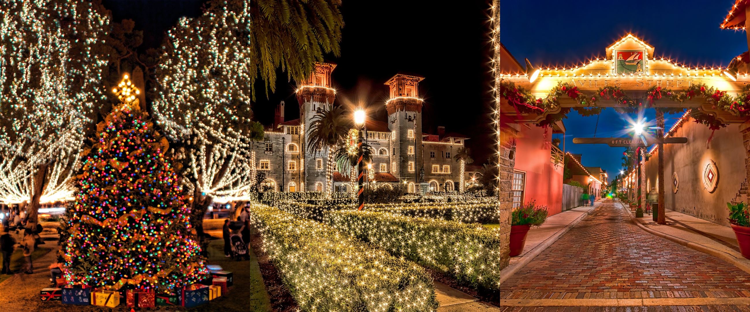 - Holiday lights and festive charm - Sparkling nights near St Augustine - Bright seasonal magic for visitors