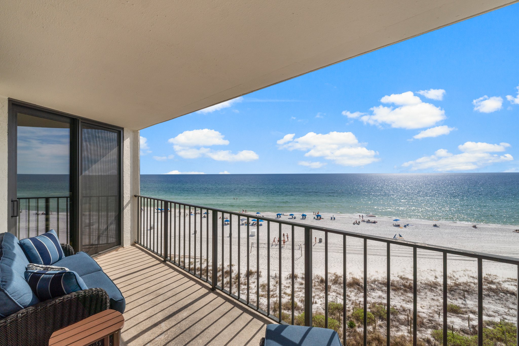 Beach View from Balcony