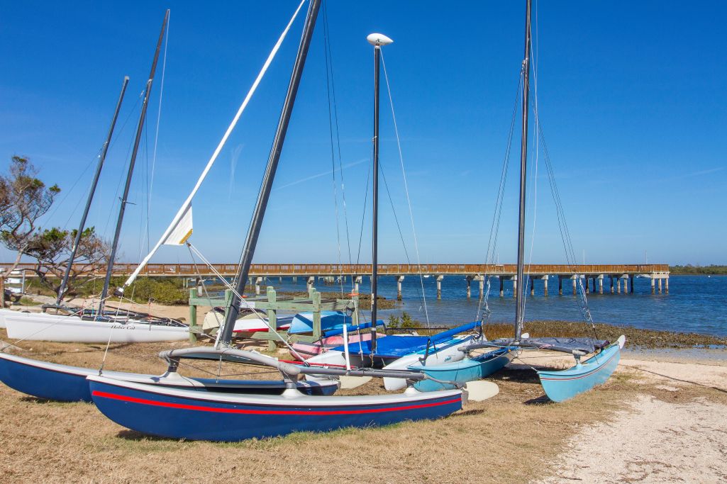 Take in the beauty of St. Augustine’s coast—where sailboats, sparkling waters, and endless skies set the scene for your getaway!