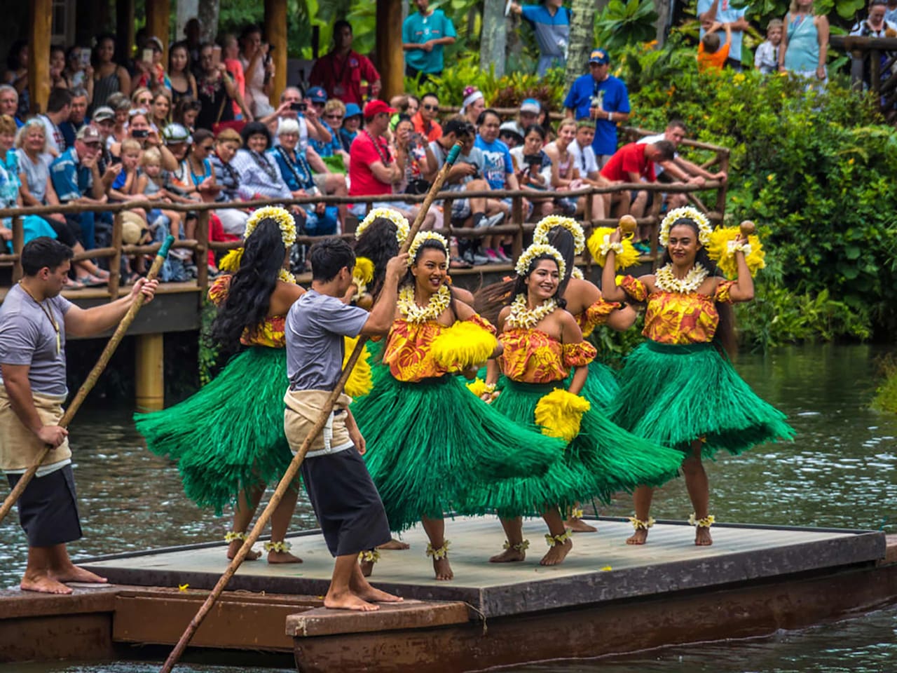 Tahiti-Daily Boat Parade at the Polynesian Cultural Center that is 5 mins from the home