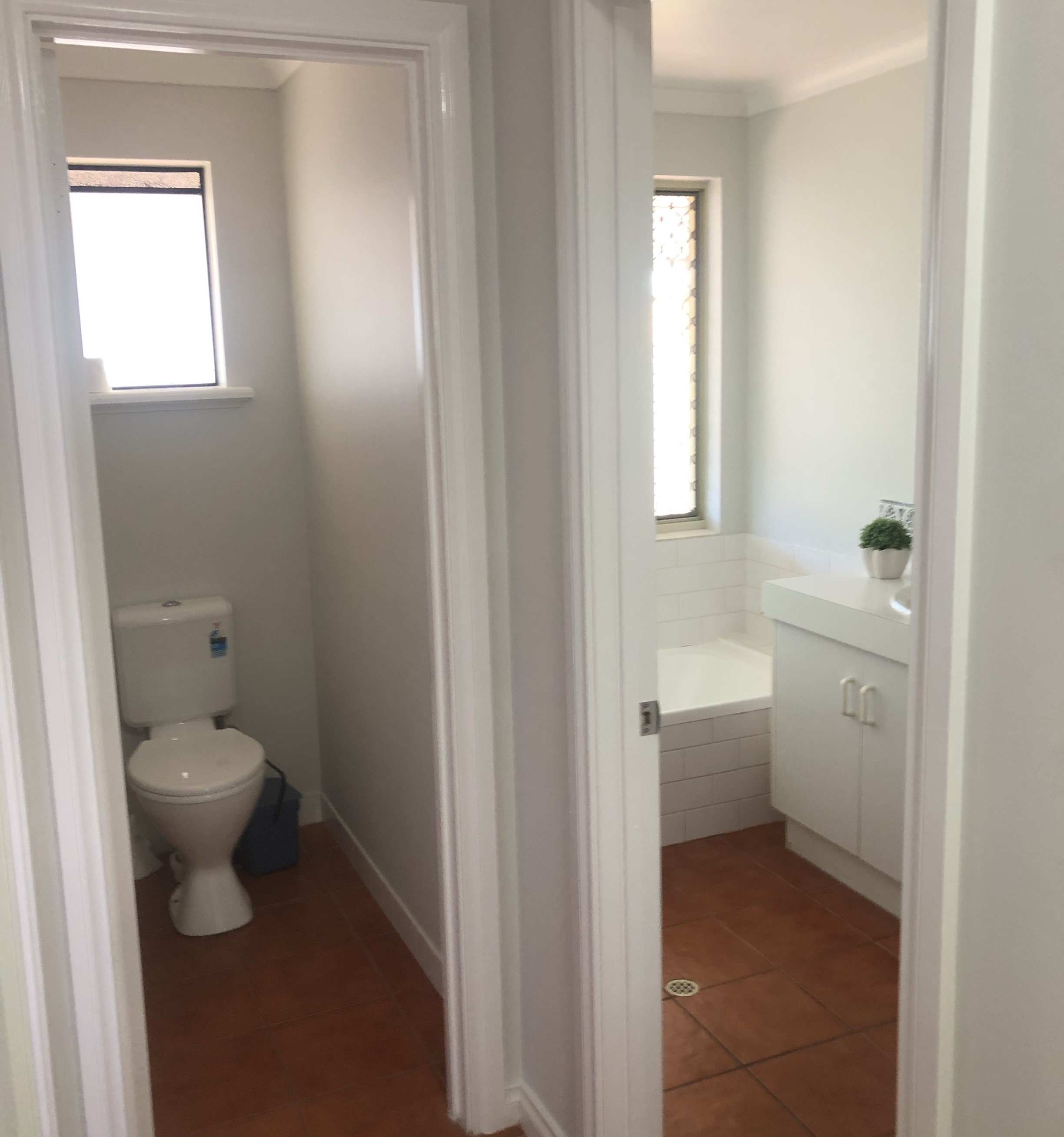 Separate 2nd Toilet