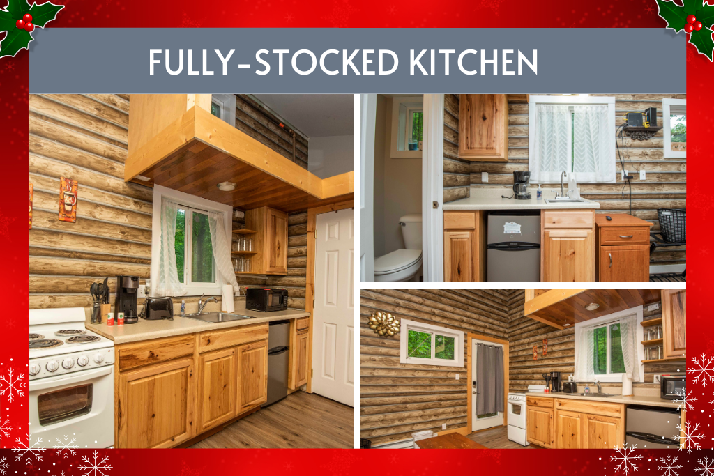 Fully stocked kitchen – Cook meals, make coffee, feel right at home