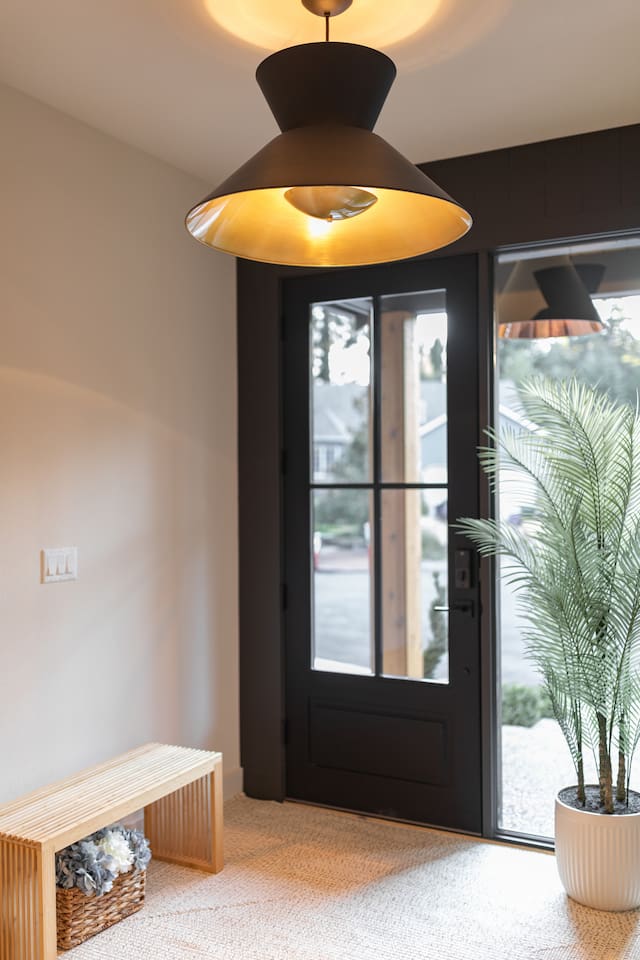 Front entrance to the main floor.