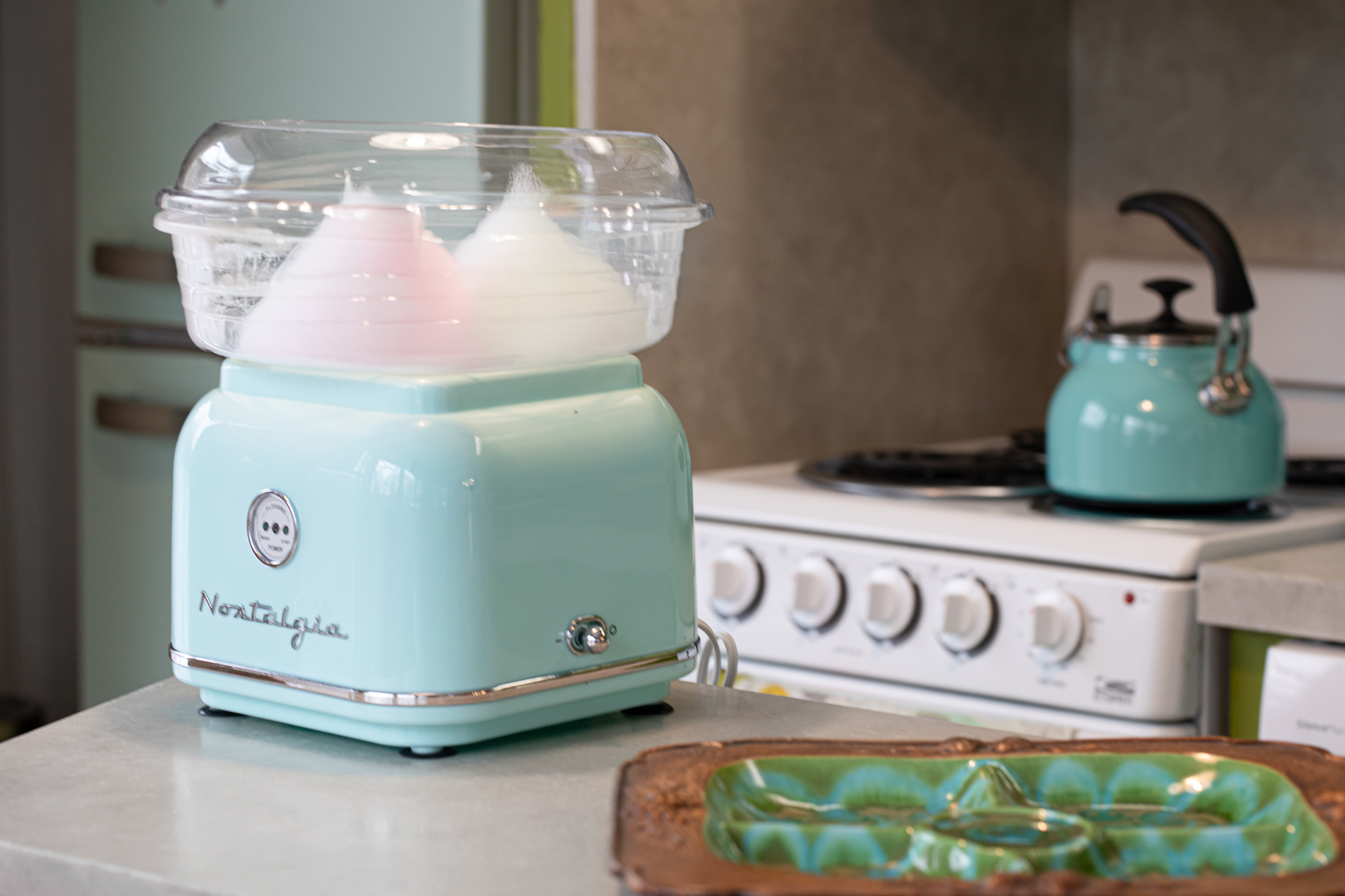 Cotton candy maker for kids and kids at heart!