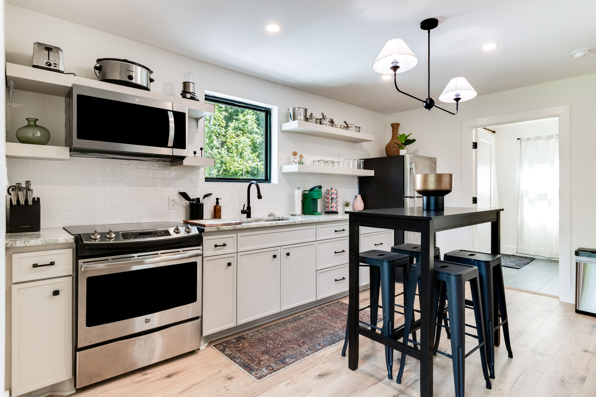 Fully stocked kitchen