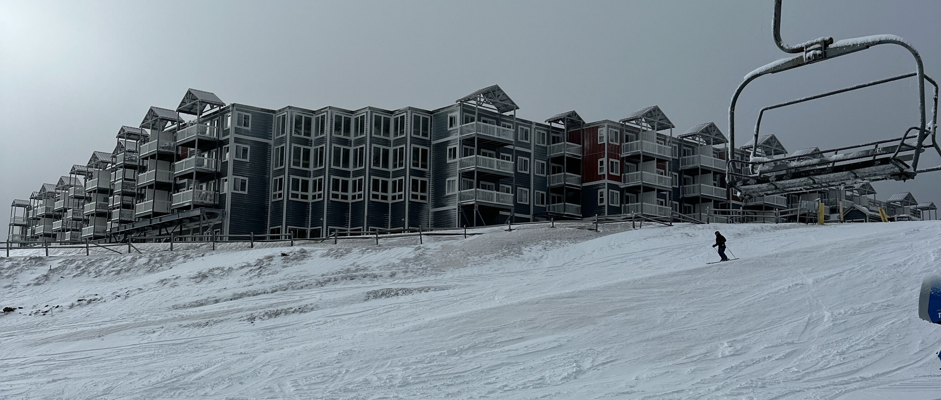 Mountain Lodge is just steps from the top of the Ballhooter High Speed Quad.