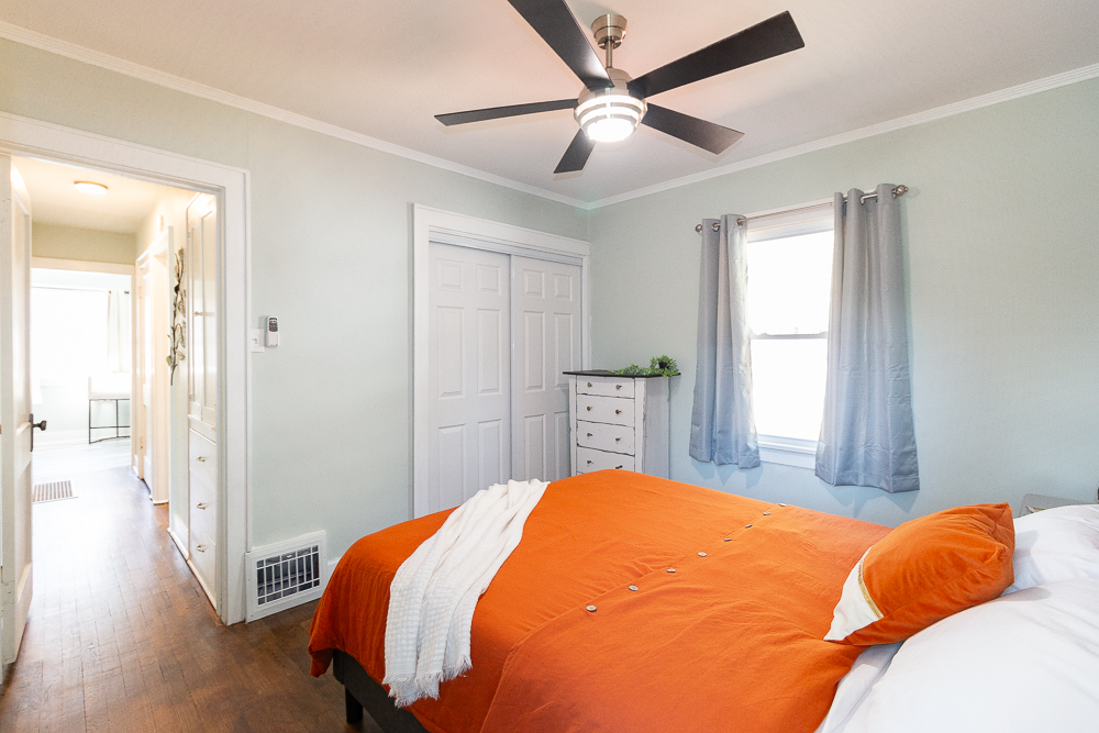 Wake up refreshed in this thoughtfully furnished bedroom with plenty of natural light.