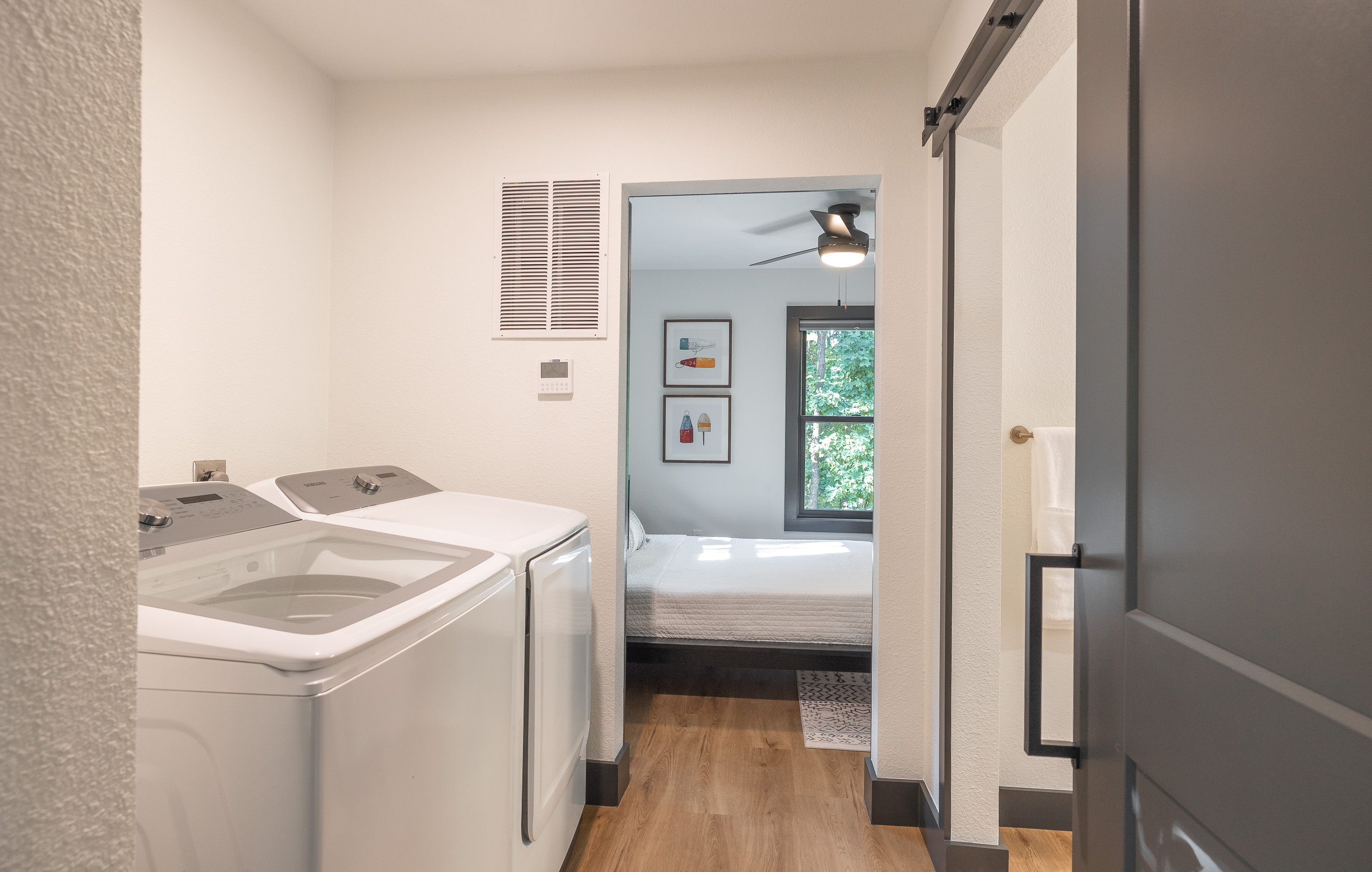 Washer and dryer