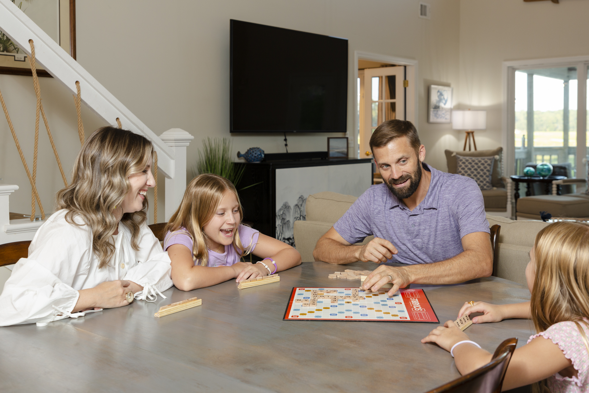 From family dinners to game nights, the dining space is made for connection.