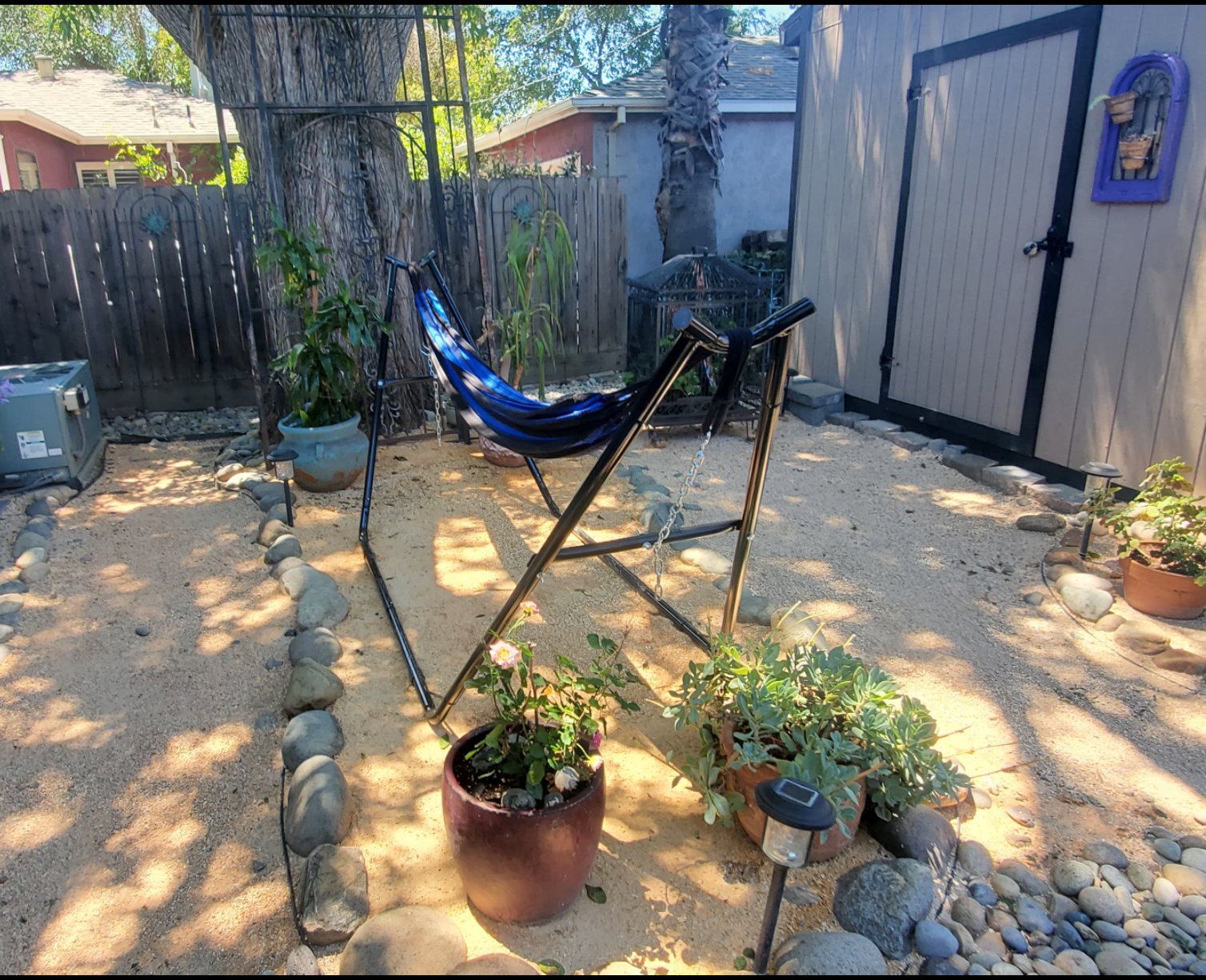 Backyard hammock