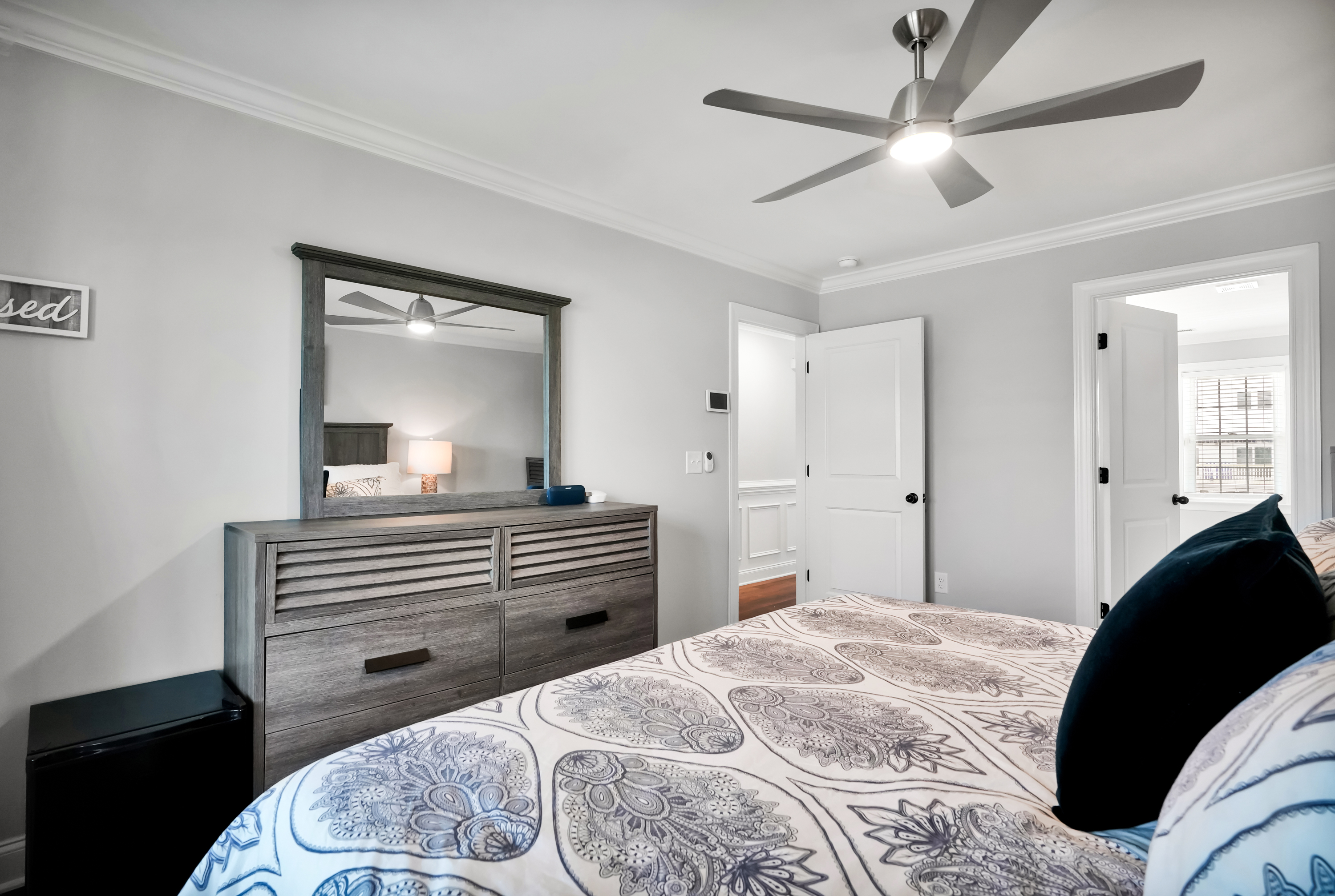 Bed linens provided