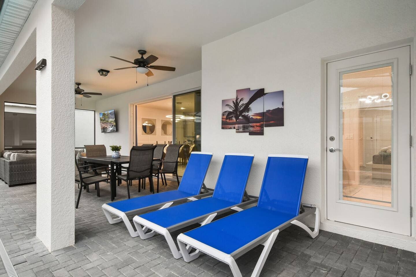 Swim laps in the morning or float lazily in the afternoon in the private pool