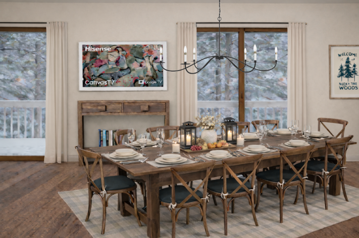 Rendering of Dining Room upgrades