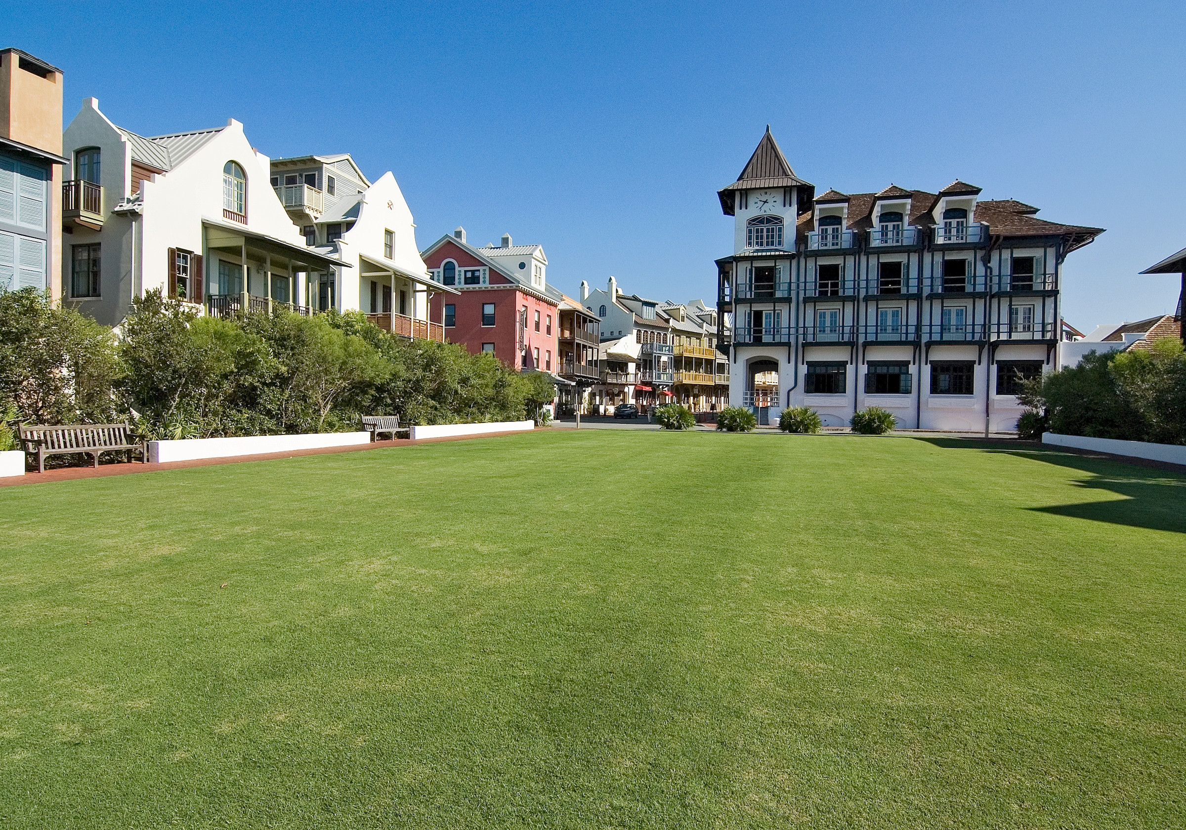 Rosemary Beach is just a short drive away from the rental home! Feels like you are in Europe :)