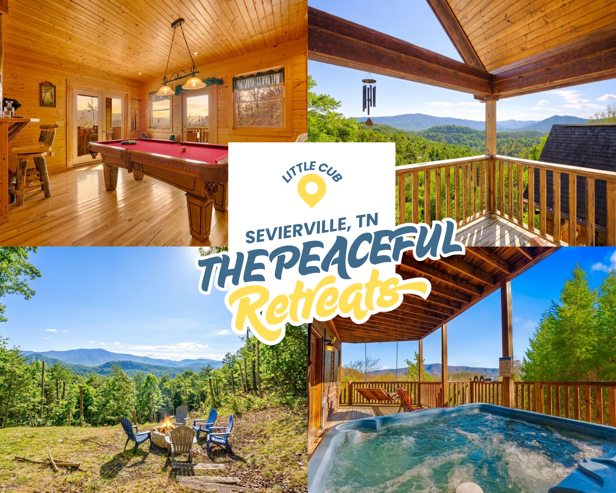 From sunrise soaks in the hot tub to late-night laughter around the fire pit, this cabin is made for unforgettable moments. Challenge friends to a game of pool, take in sweeping mountain views, and let time slow down in your private retreat above the trees
