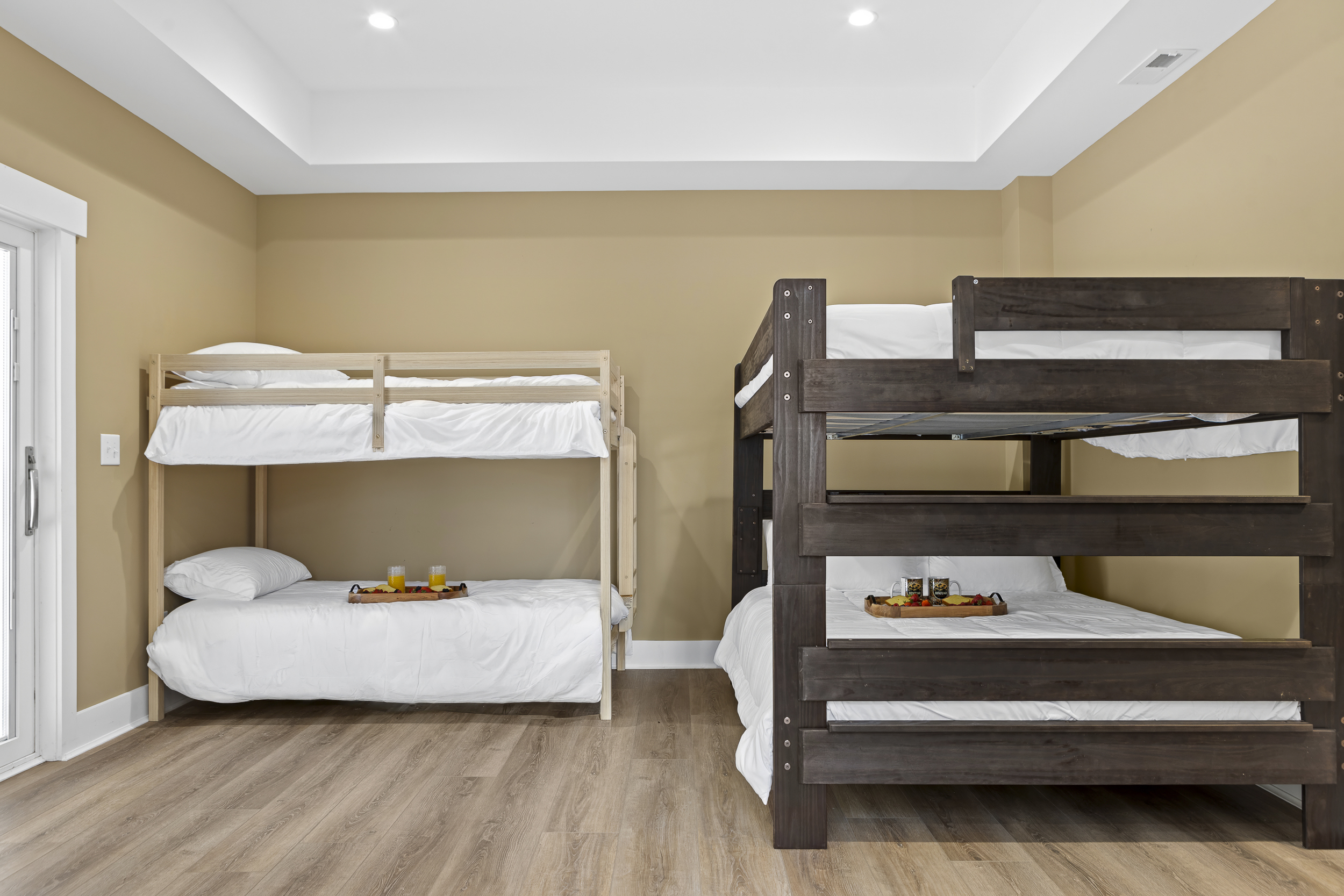 Bunk Room: Adventure awaits with stylish bunk beds and fun decor for the perfect group getaway!