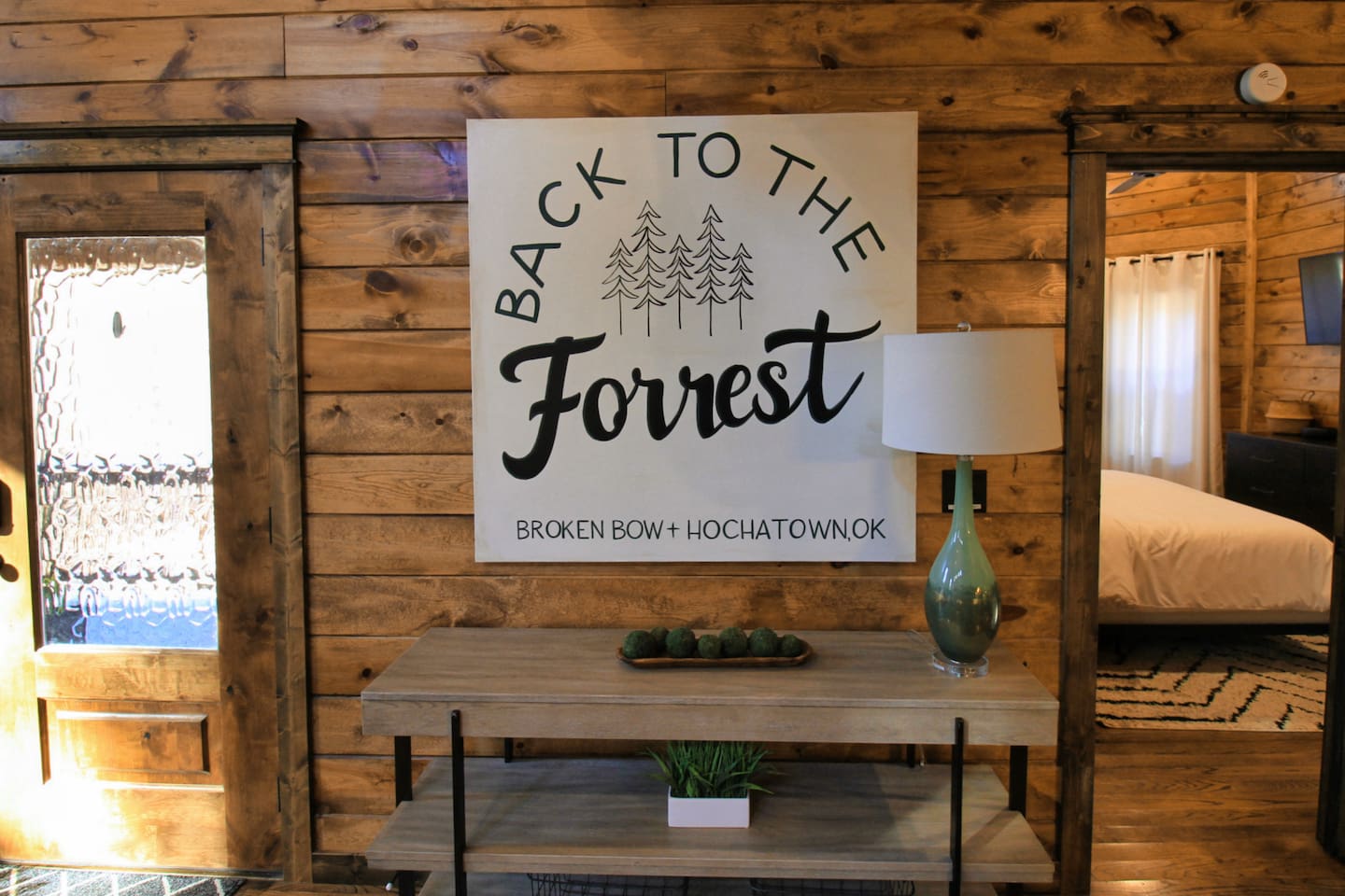 Discover the charm of your forest getaway—our cabin logo embodies relaxation, adventure, and memorable family escapes in Broken Bow